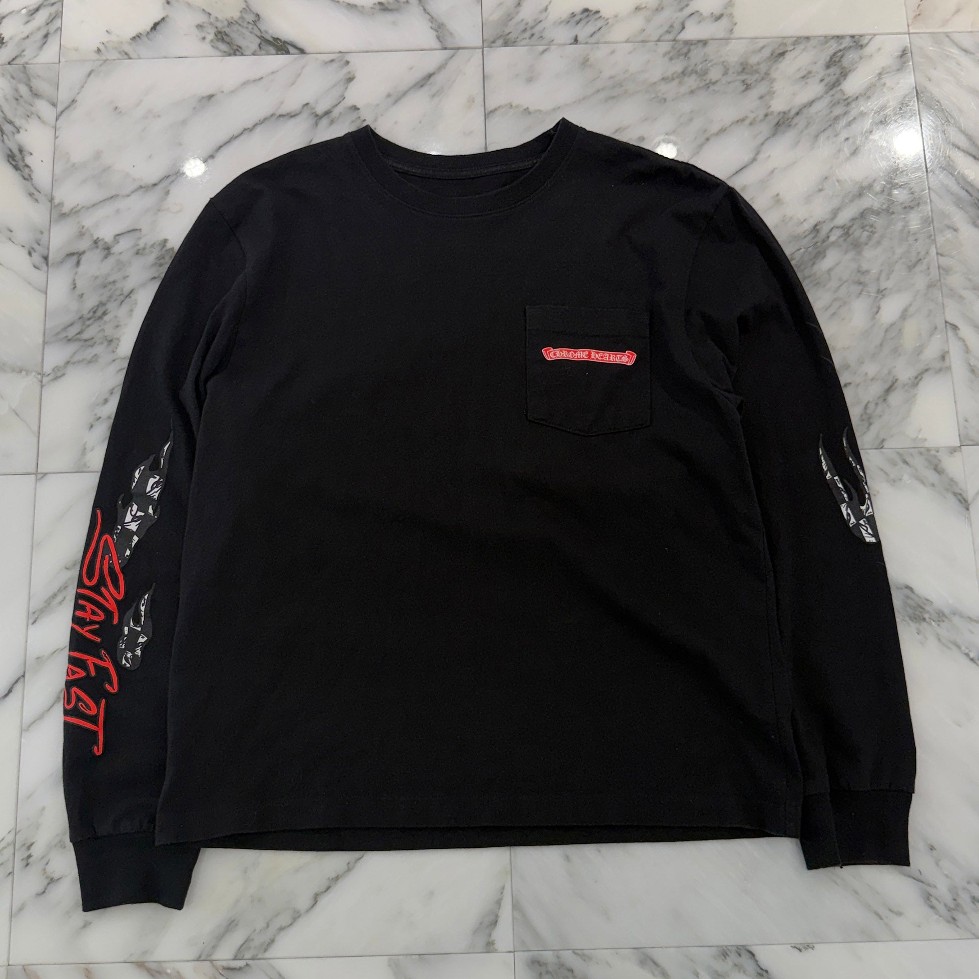 CHROME HEARTS × MATTY BOY PPO STAY FAST RACE TEAM Long Sleeve Tee Size M クロムハーツ × マッティボーイ ステイファスト レースチーム ロングスリーブTシャツ サイズM