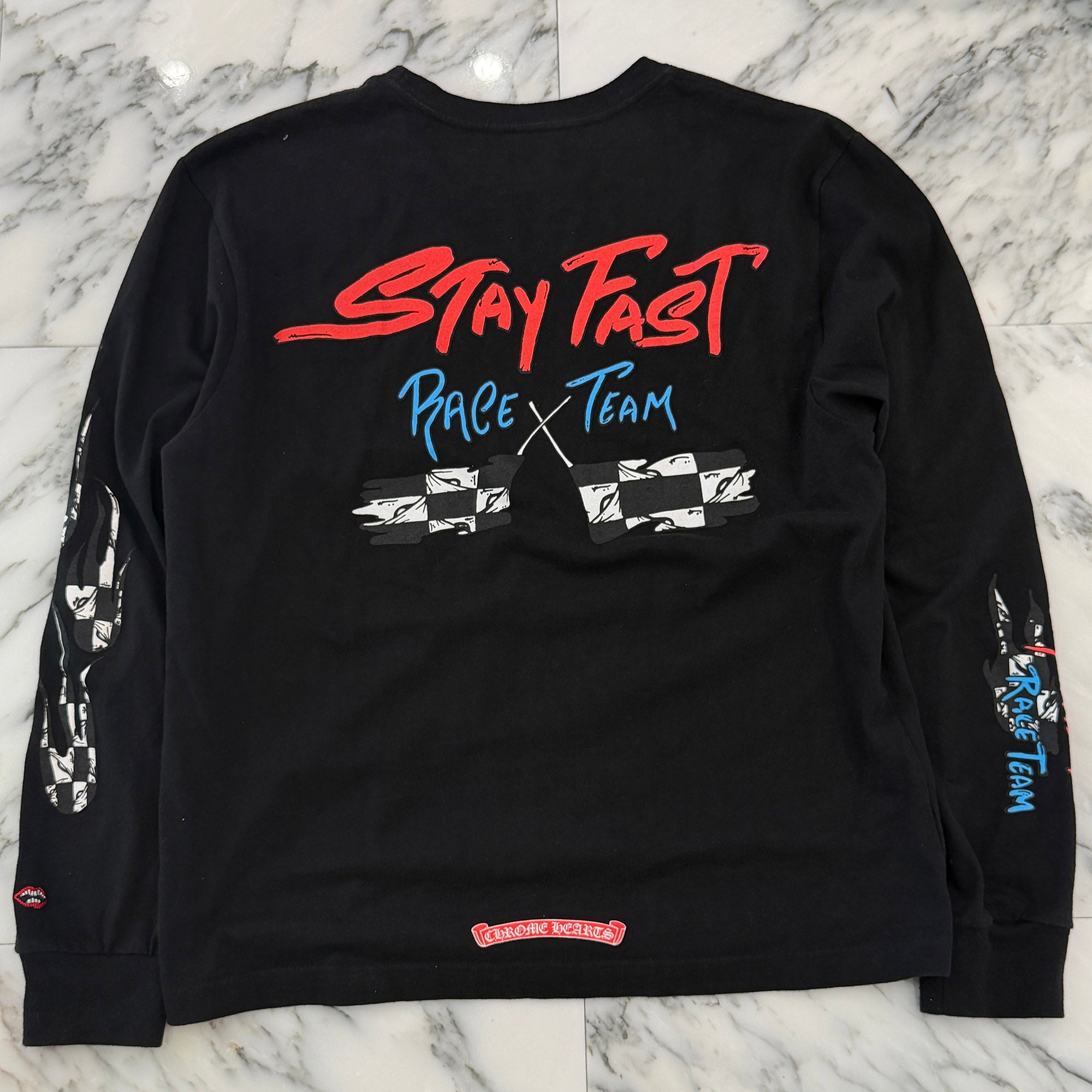 CHROME HEARTS × MATTY BOY PPO STAY FAST RACE TEAM Long Sleeve Tee Size M クロムハーツ × マッティボーイ ステイファスト レースチーム ロングスリーブTシャツ サイズM