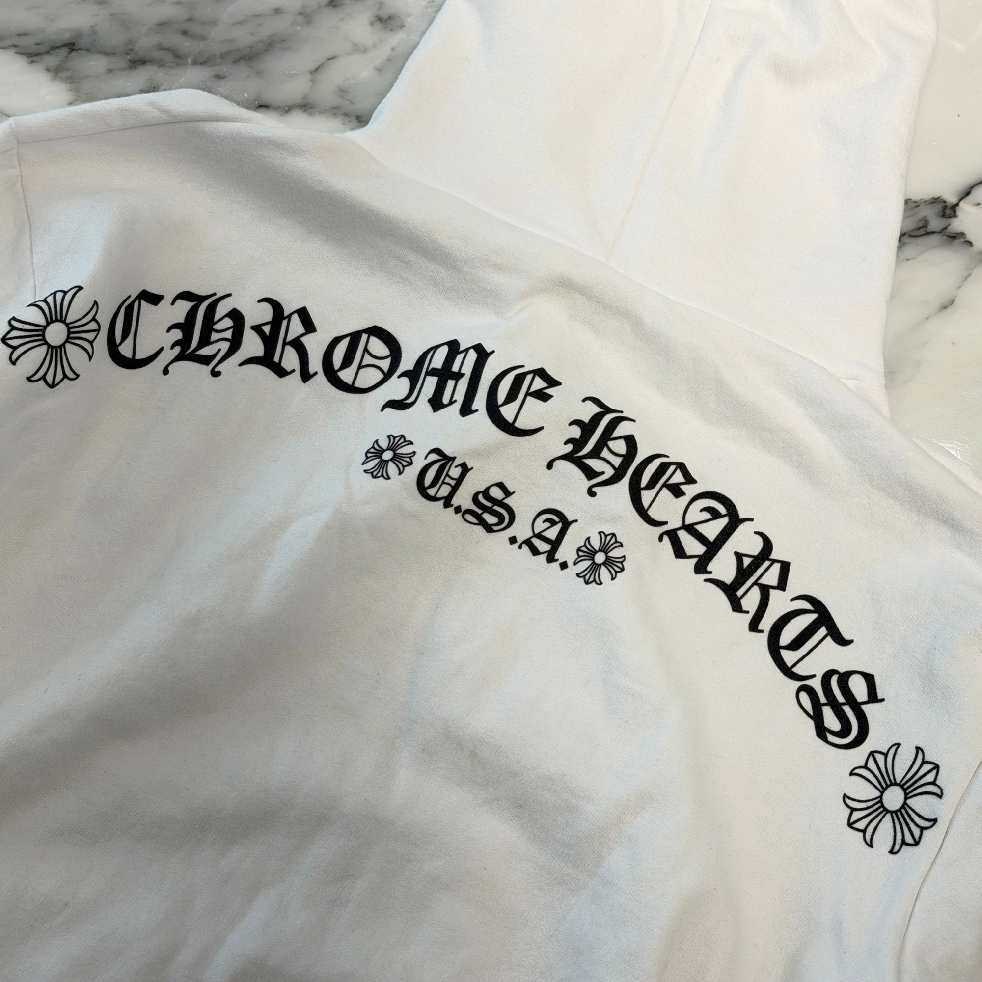 CHROME HEARTS Back Arch USA Logo Zip Up Hoodie Size S クロムハーツ バックアーチ USAロゴ ジップアップフーディー サイズS