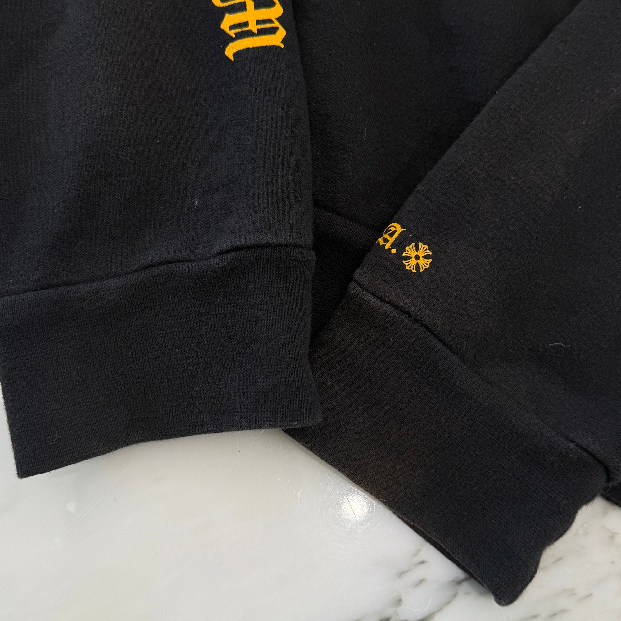 CHROME HEARTS Online Limited Horseshoe Side Logo Pullover Hoodie Size L クロムハーツ オンライン限定 ホースシューサイドロゴ プルオーバーフーディー サイズL