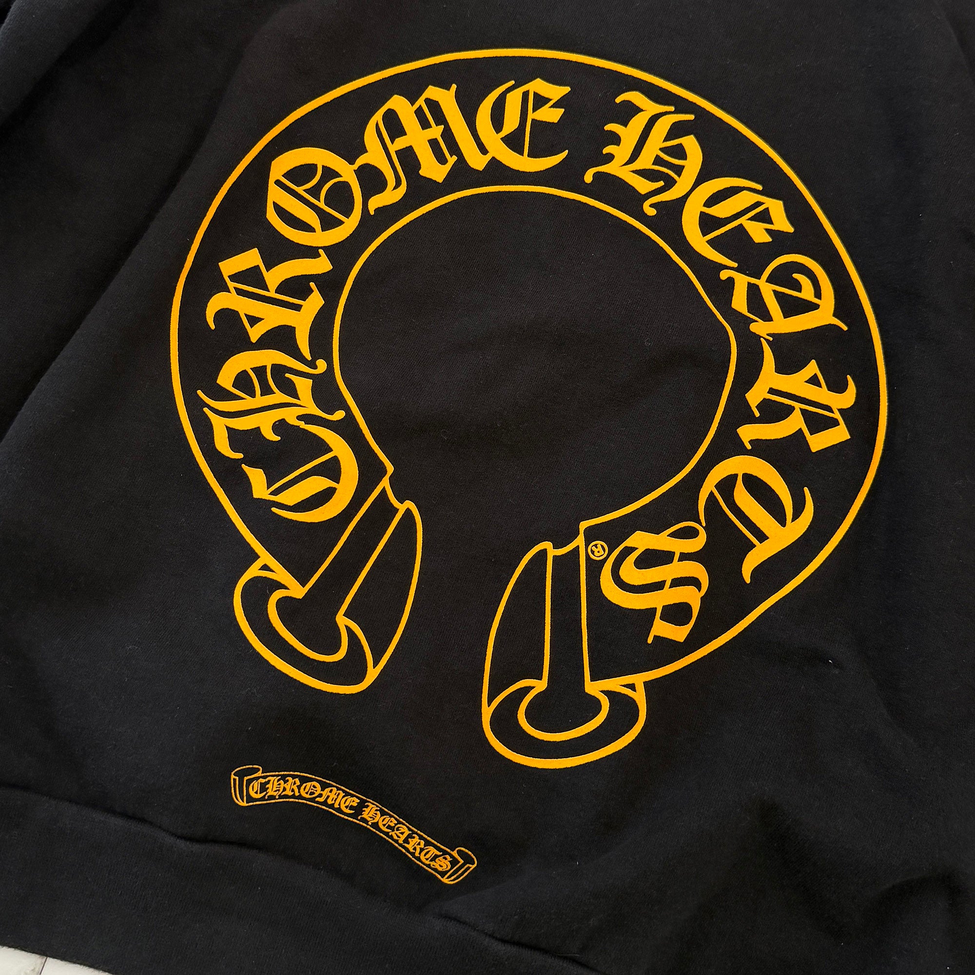 CHROME HEARTS Online Limited Horseshoe Side Logo Pullover Hoodie Size L クロムハーツ オンライン限定 ホースシューサイドロゴ プルオーバーフーディー サイズL