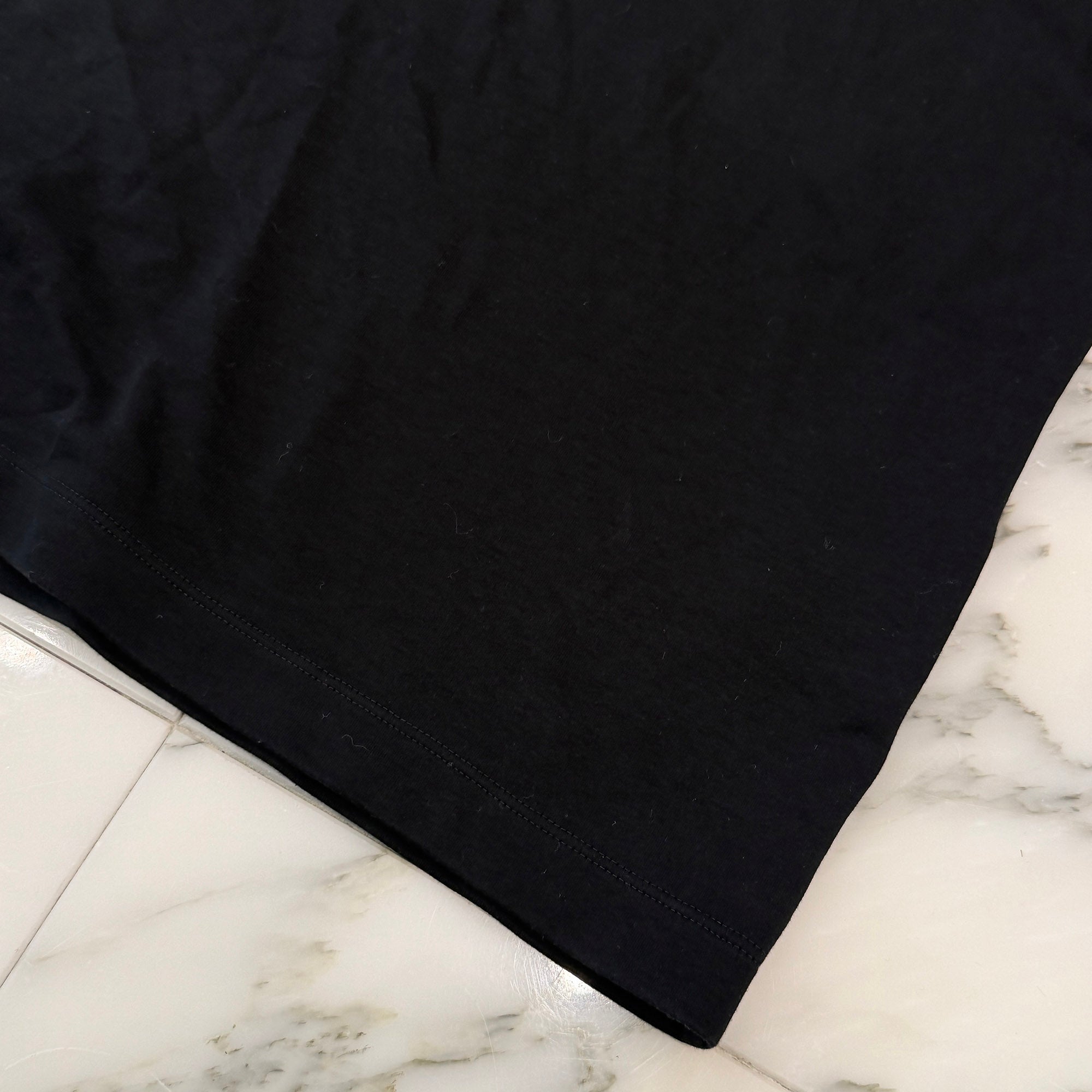 PRADA 2025SS Triangle Logo Plate Cotton Tee UJN861 S232 240 Size S プラダ トライアングルロゴ プレート コットンTシャツ サイズS