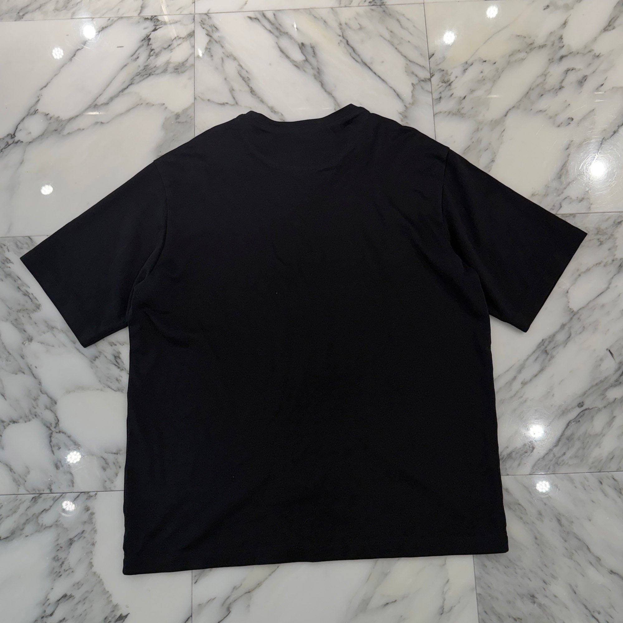 PRADA 2025SS Triangle Logo Plate Cotton Tee UJN861 S232 240 Size S プラダ トライアングルロゴ プレート コットンTシャツ サイズS