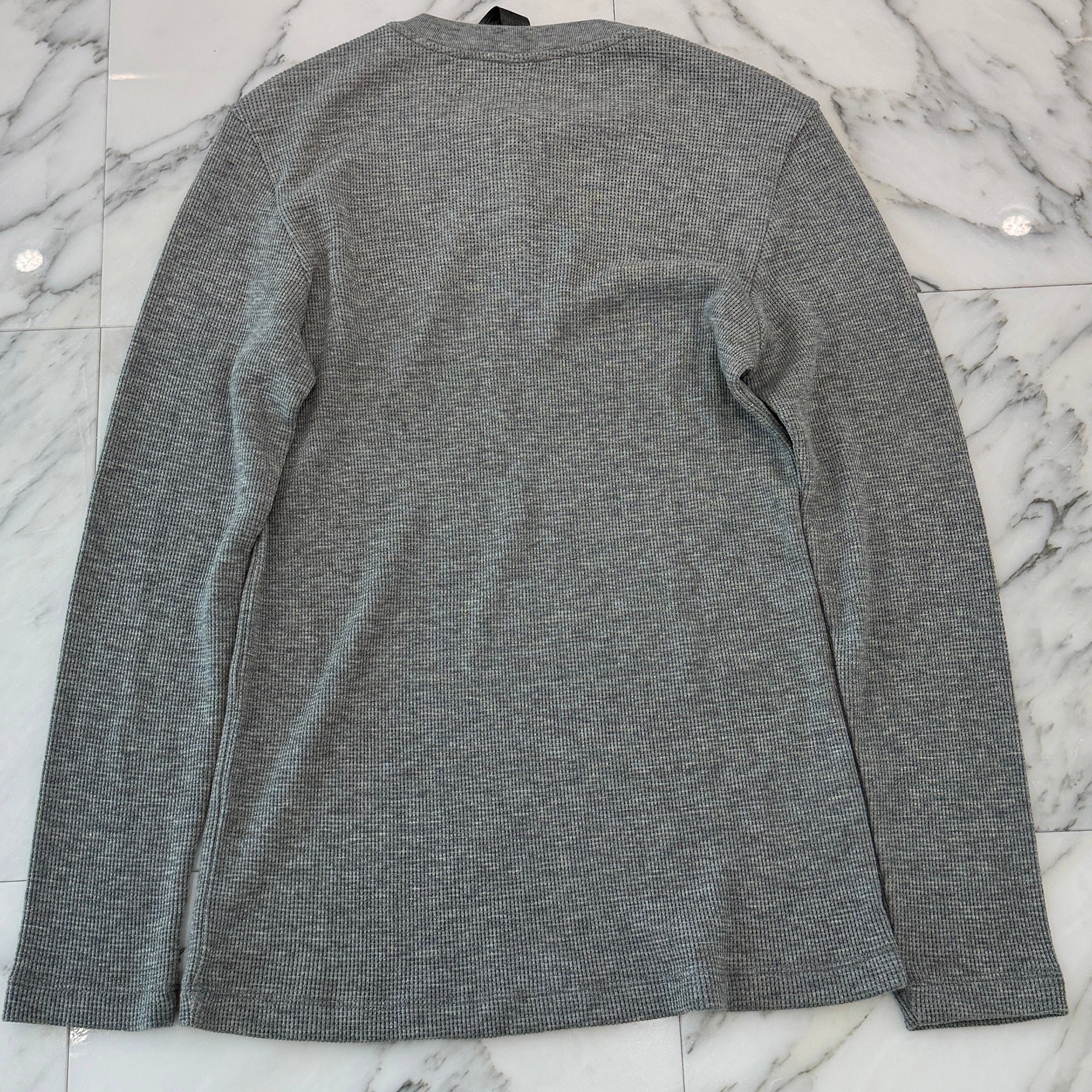 CHROME HEARTS Y NOT CH Embroidery Henry Neck Long Sleeve Tee Size L クロムハーツ ワイノット CH刺繍 ヘンリーネック ロングスリーブTシャツ サイズL