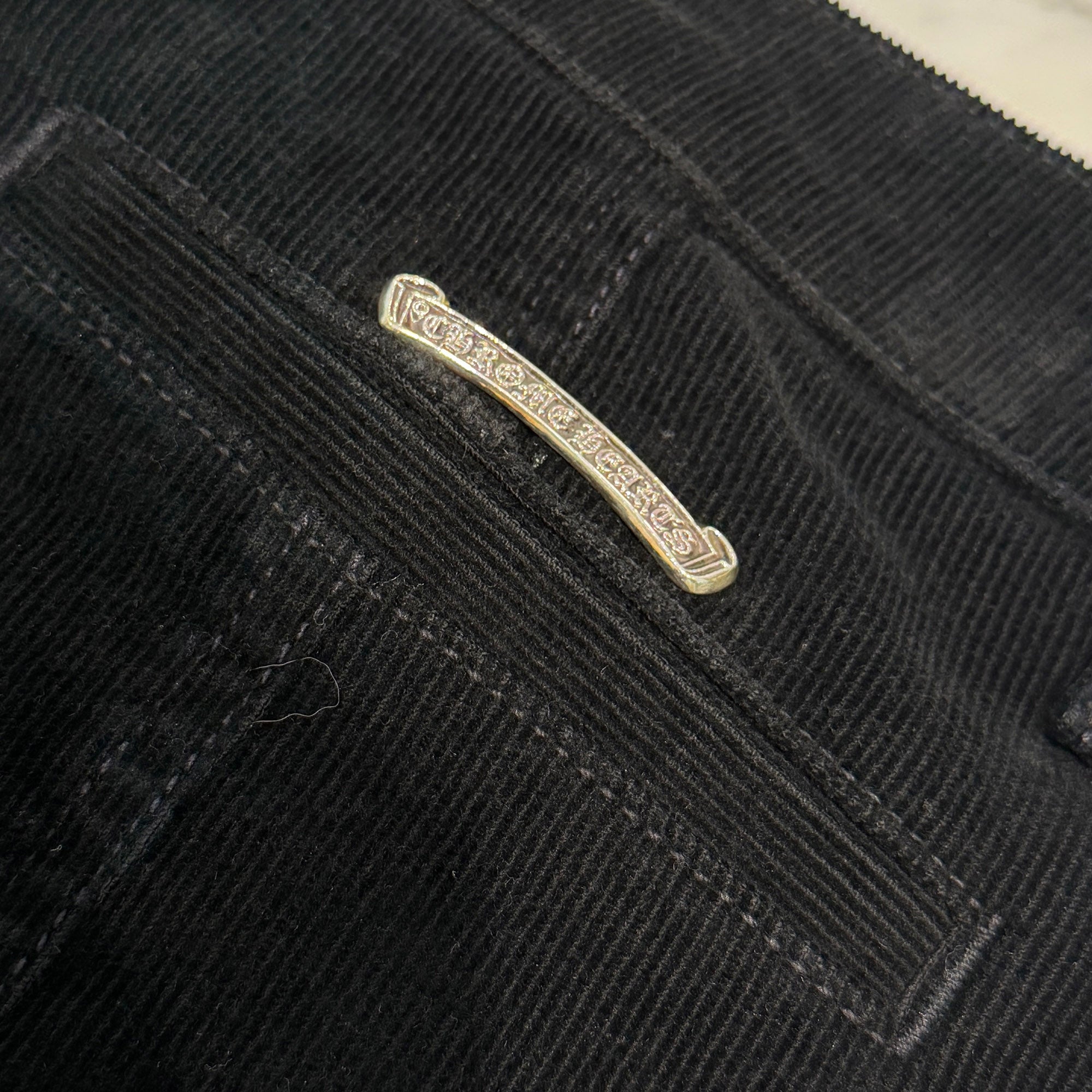 CHROME HEARTS Cross Ball Button Corduroy Flare Pants Size 28 クロムハーツ クロスボールボタン コーデュロイ フレアパンツ サイズ28