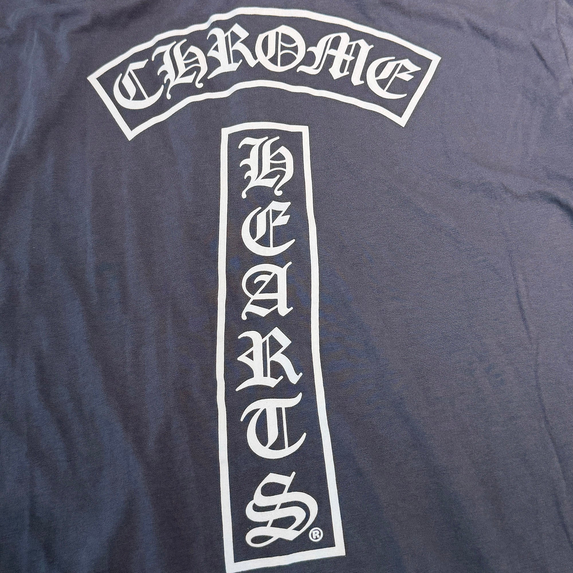 CHROME HEARTS Back T bar Logo BS Flare button Polo Shirt Size L クロムハーツ バック Tバーロゴ BSフレアボタン ポロシャツ サイズL