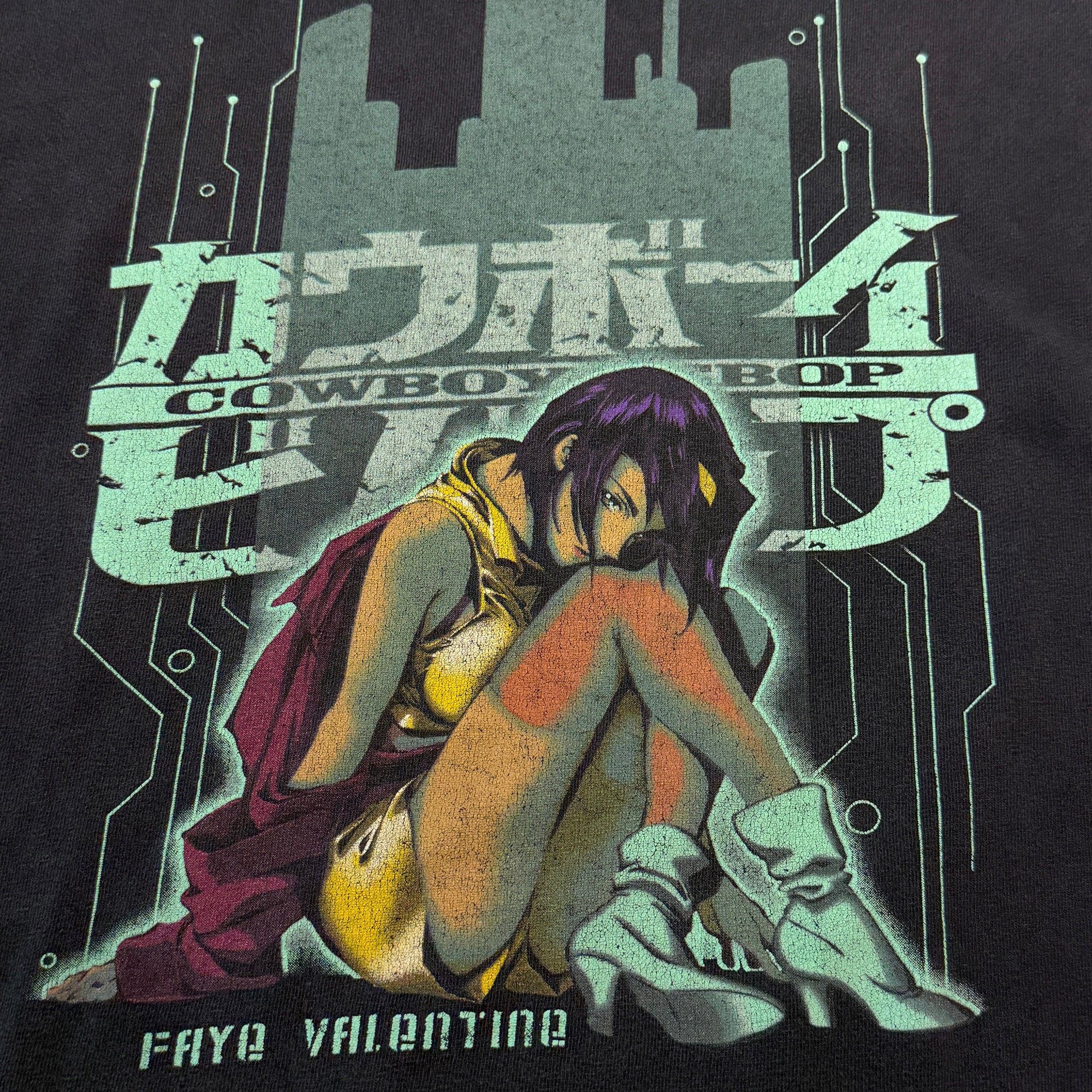 Vintage 90's COW BOY BEBOP "Faye Valentine" ALSTYLE S/S Tee Size 2XL ヴィンテージ 90's カウボーイ ビバップ "フェイ・ヴァレンタイン" アルスタイル社製 Tシャツ サイズ2XL