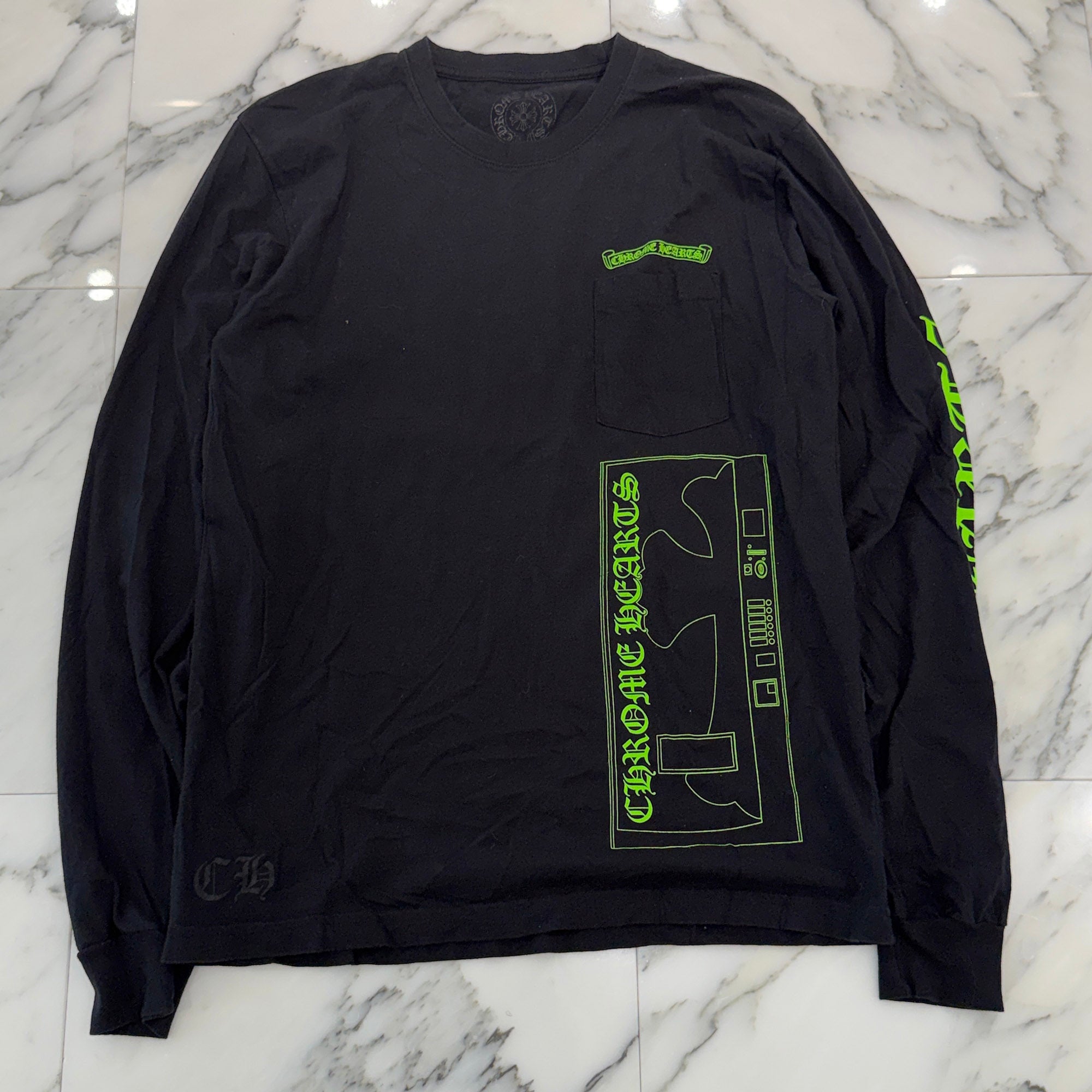 CHROME HEARTS TOKYO AOYAMA Limited Vending Machine Long Sleeve Tee Size L クロムハーツ 東京青山限定 自動販売機モチーフ ロングスリーブTシャツ サイズL