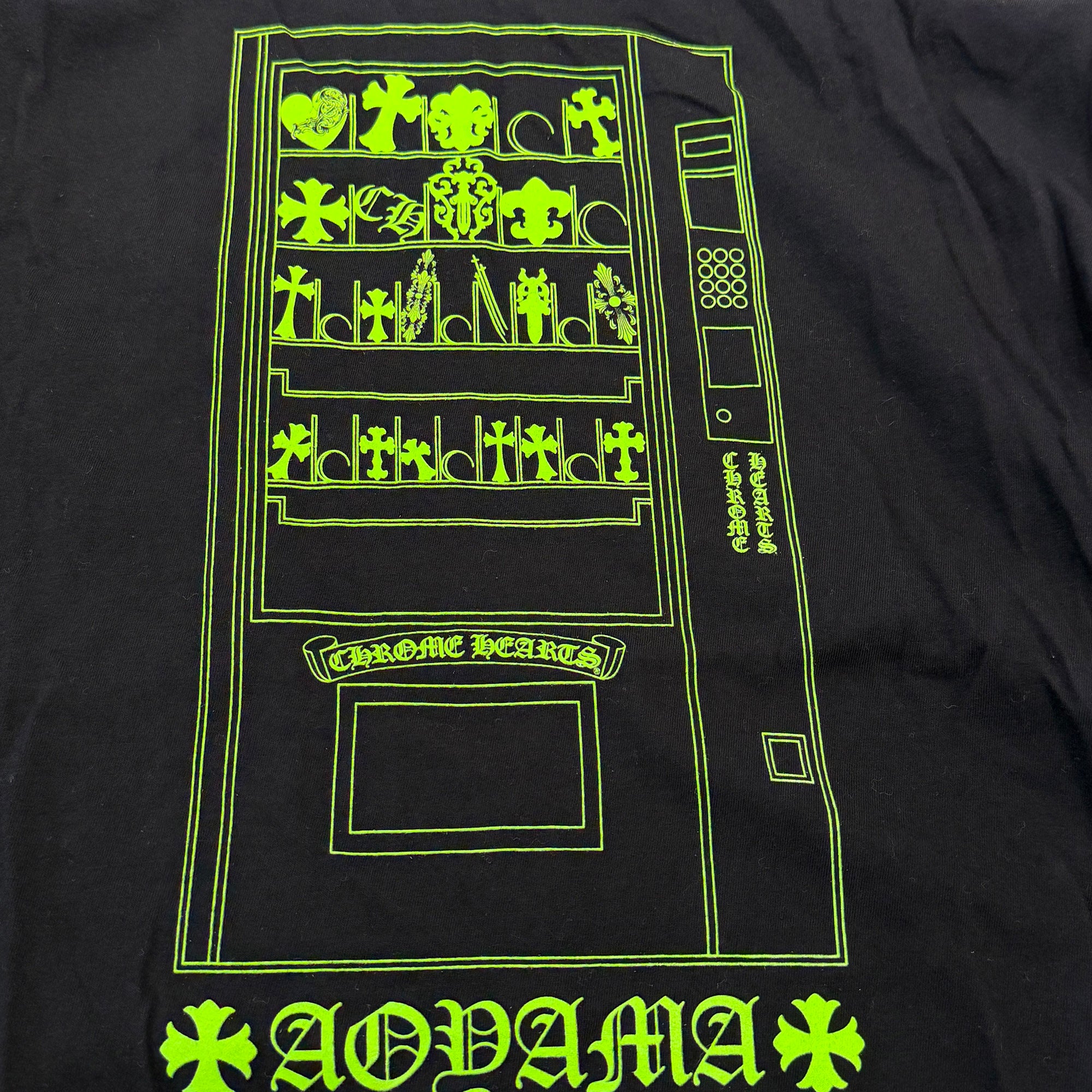 CHROME HEARTS TOKYO AOYAMA Limited Vending Machine Long Sleeve Tee Size L クロムハーツ 東京青山限定 自動販売機モチーフ ロングスリーブTシャツ サイズL
