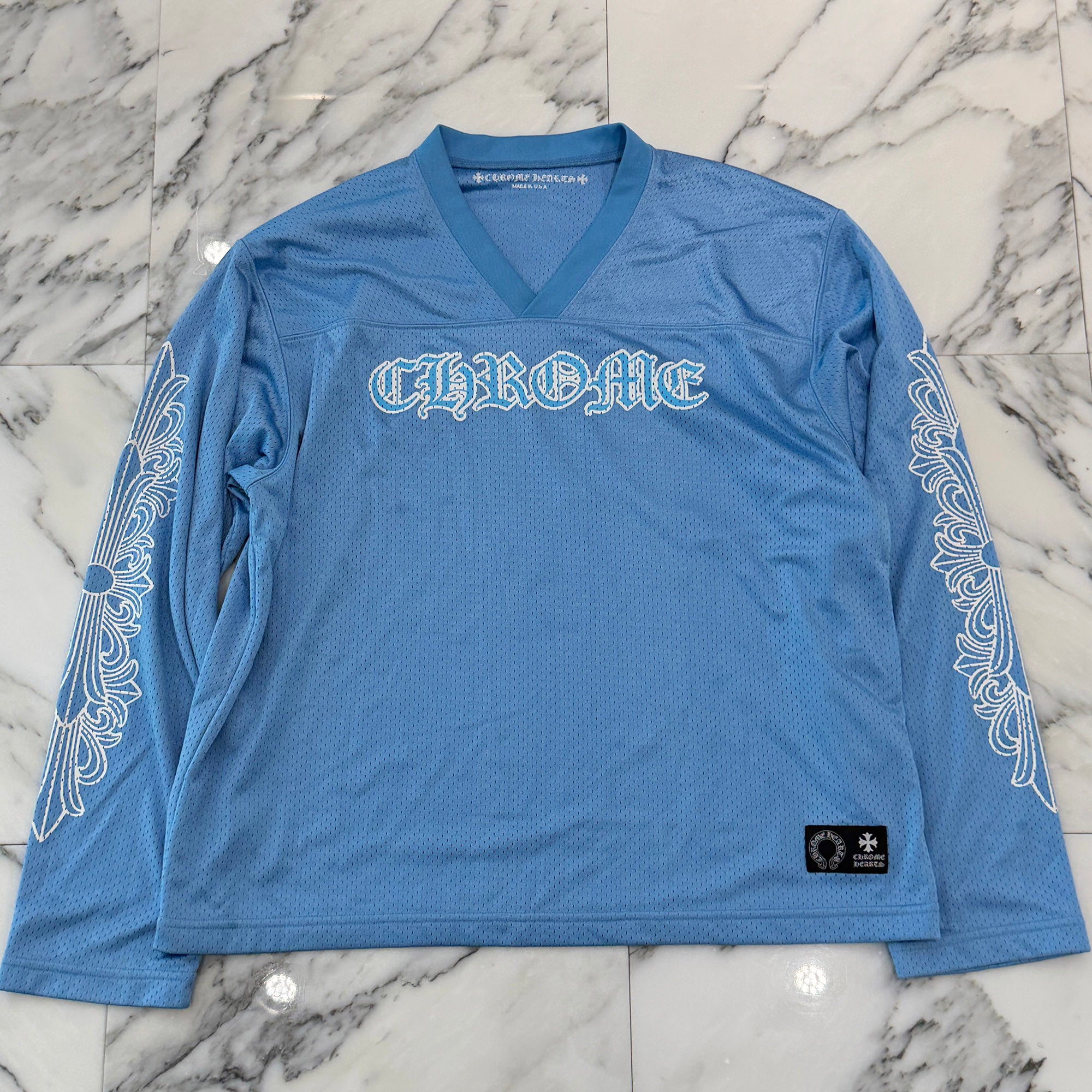 CHROME HEARTS 2024SS Mesh Warm Up Jersey Size L クロムハーツ メッシュウォームアップジャージーサイズL