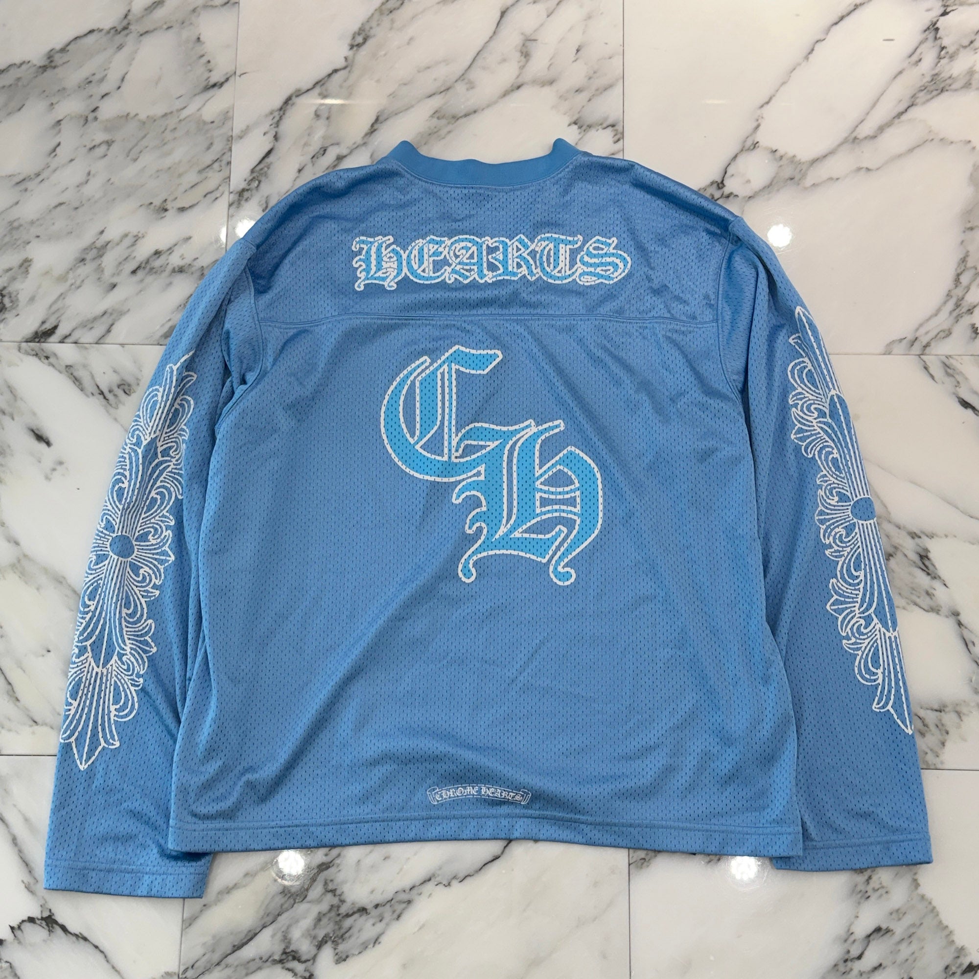 CHROME HEARTS 2024SS Mesh Warm Up Jersey Size L クロムハーツ メッシュウォームアップジャージーサイズL