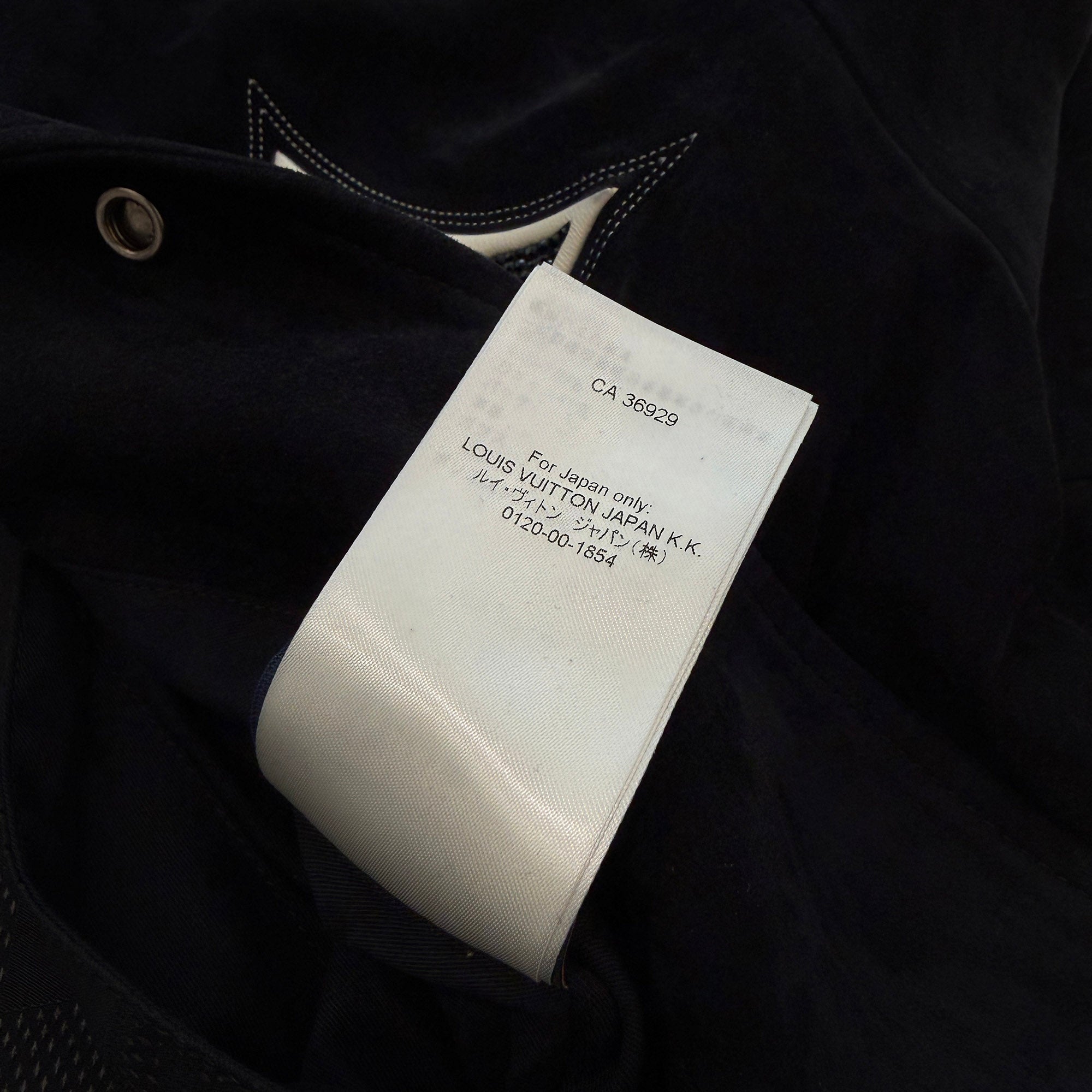 LOUIS VUITTON 2024AW Embellished Leather Bomber Jacket HRL71E Size 48 ルイヴィトン エンベリッシュド レザー ボンバー ジャケット サイズ48