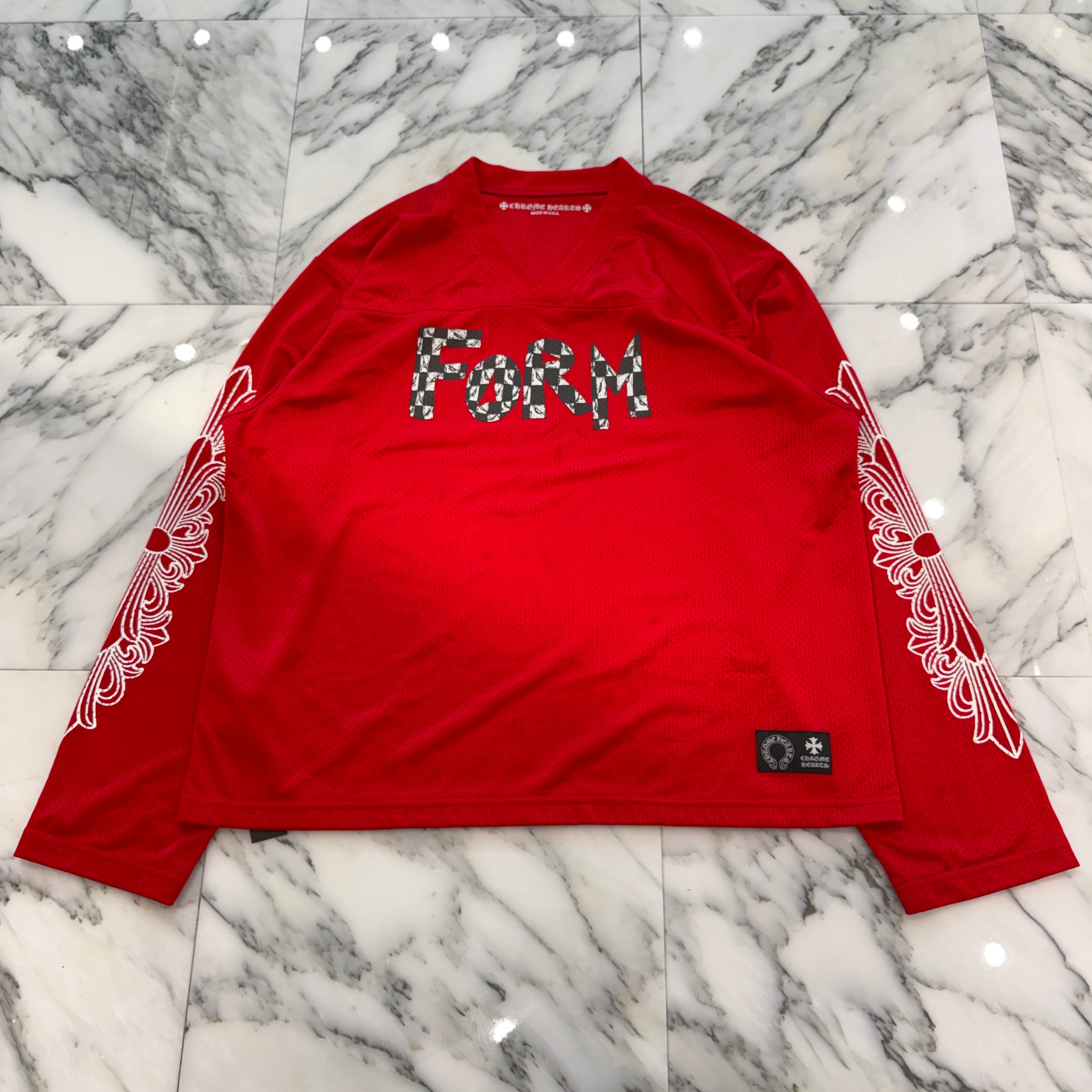 CHROME HEARTS × MATTY BOY "TEAM" Mesh Warm Up Jersey Size L クロムハーツ × マッティボーイ "チーム" メッシュウォームアップジャージー サイズL