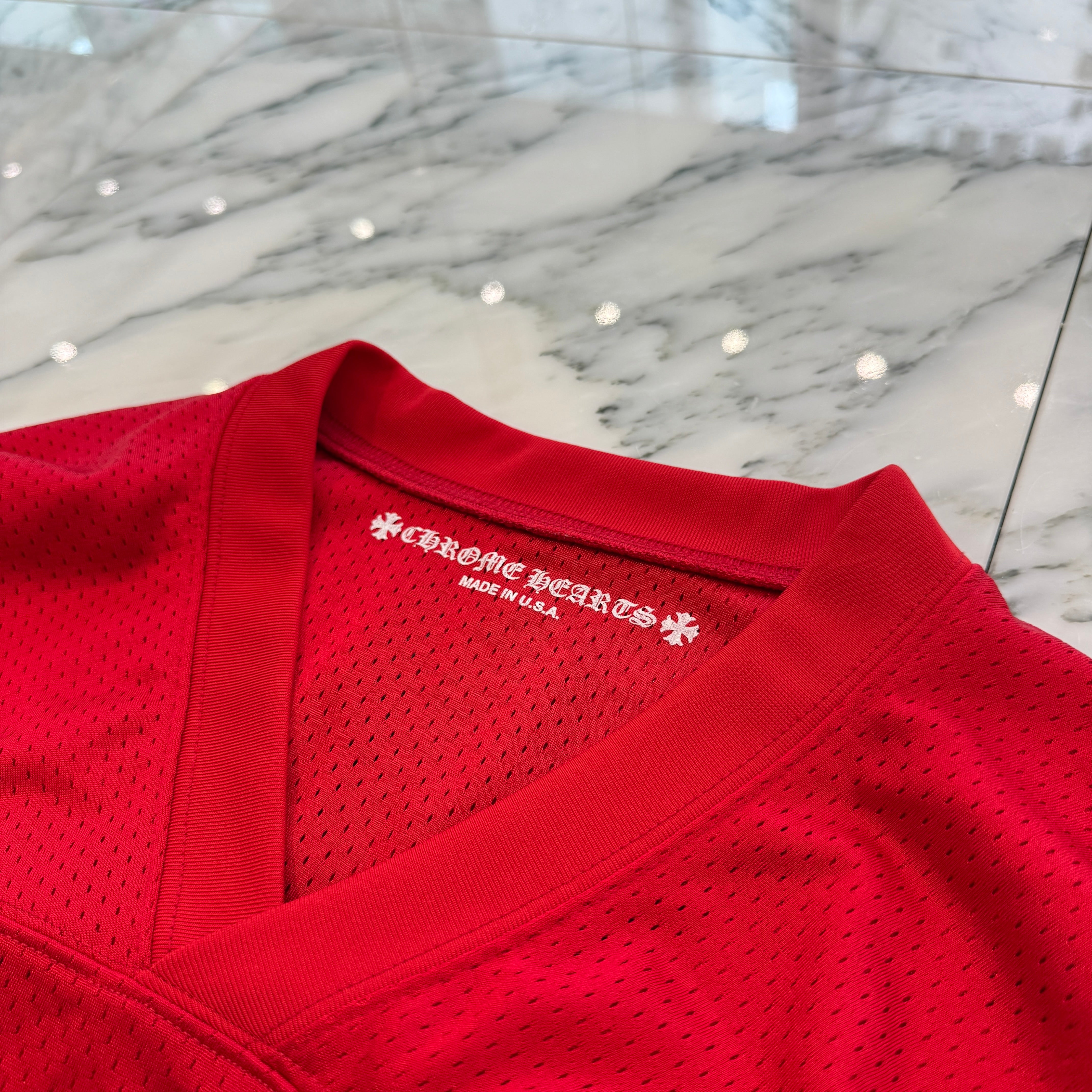 CHROME HEARTS × MATTY BOY "TEAM" Mesh Warm Up Jersey Size L クロムハーツ × マッティボーイ "チーム" メッシュウォームアップジャージー サイズL