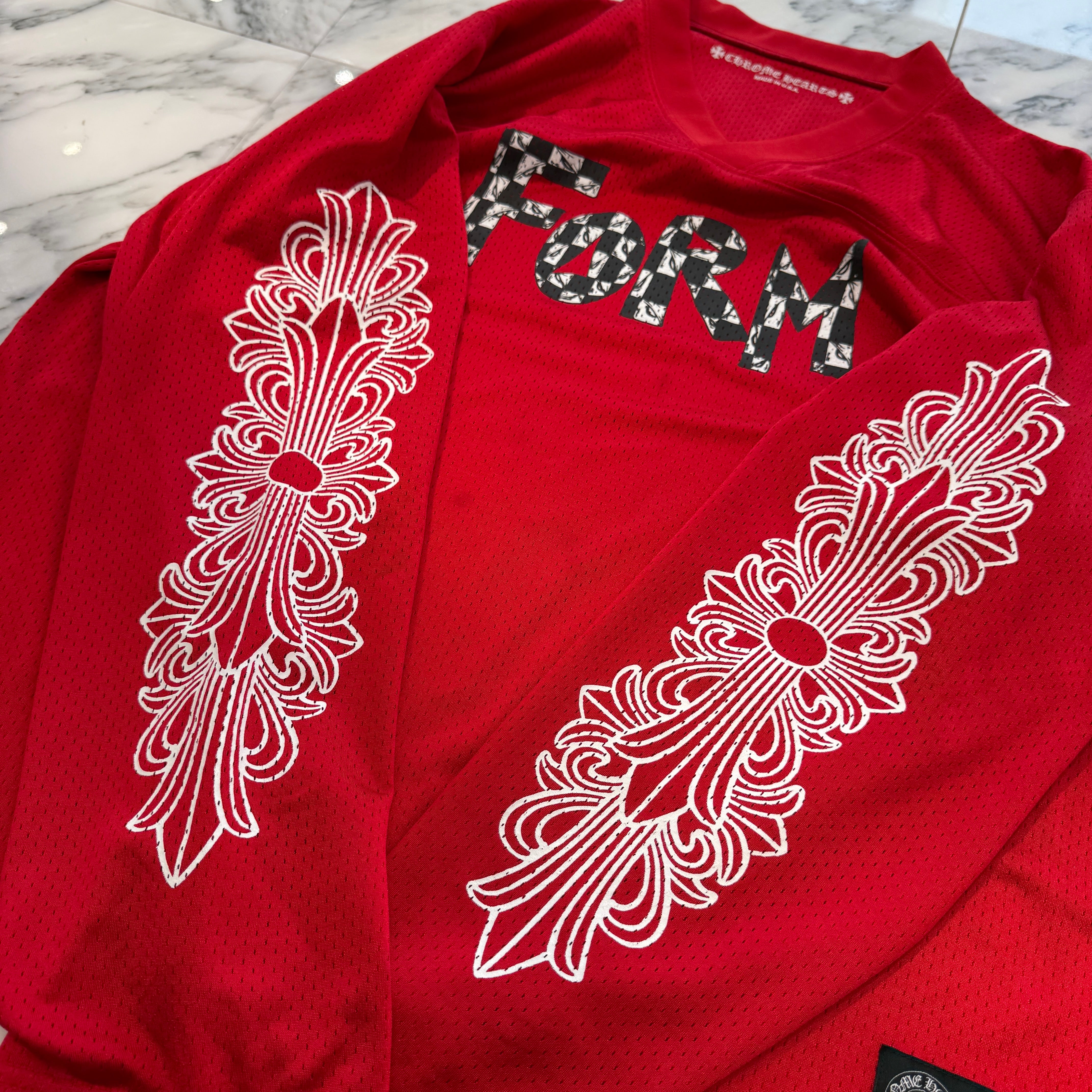 CHROME HEARTS × MATTY BOY "TEAM" Mesh Warm Up Jersey Size L クロムハーツ × マッティボーイ "チーム" メッシュウォームアップジャージー サイズL