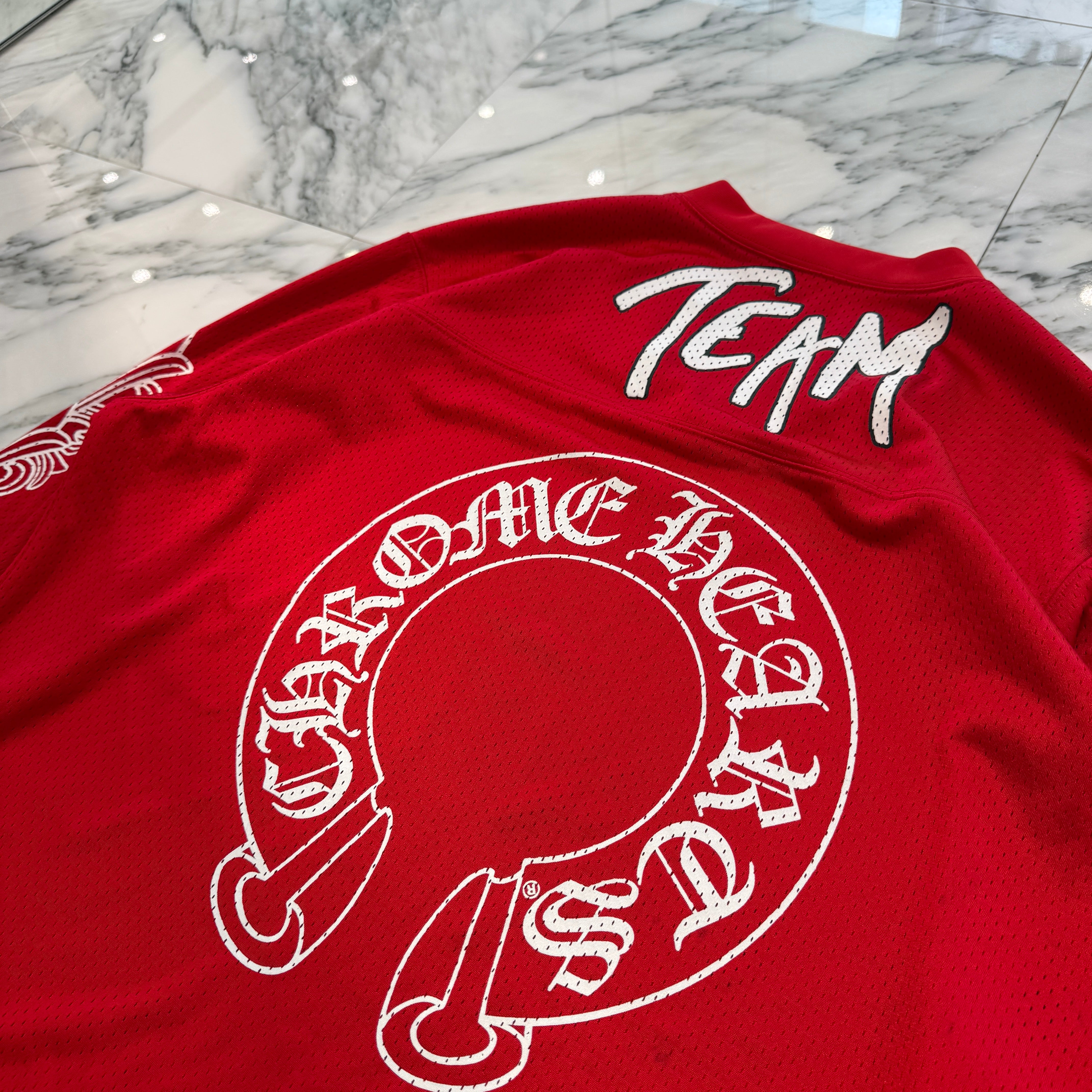 CHROME HEARTS × MATTY BOY "TEAM" Mesh Warm Up Jersey Size L クロムハーツ × マッティボーイ "チーム" メッシュウォームアップジャージー サイズL