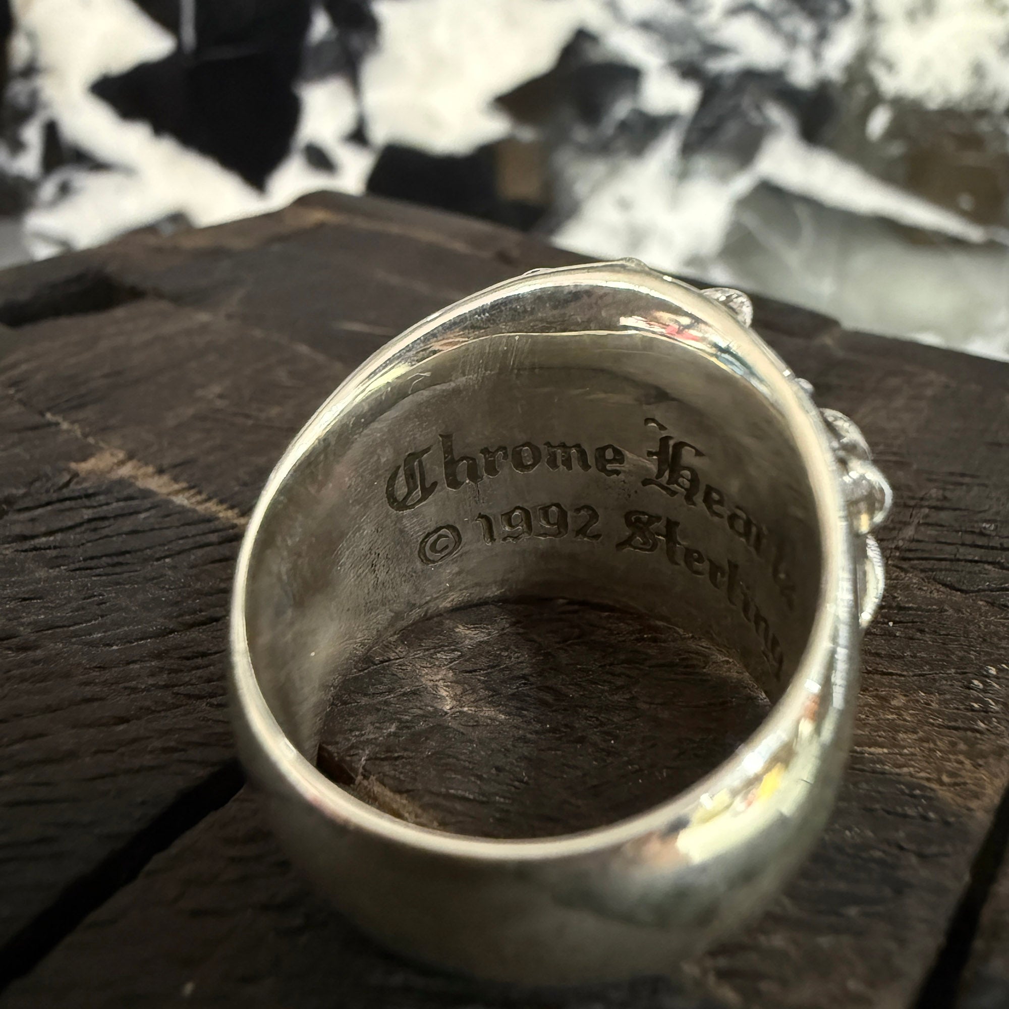 CHROME HEARTS KEEPER RING Size 19.5号 クロムハーツ キーパーリング
