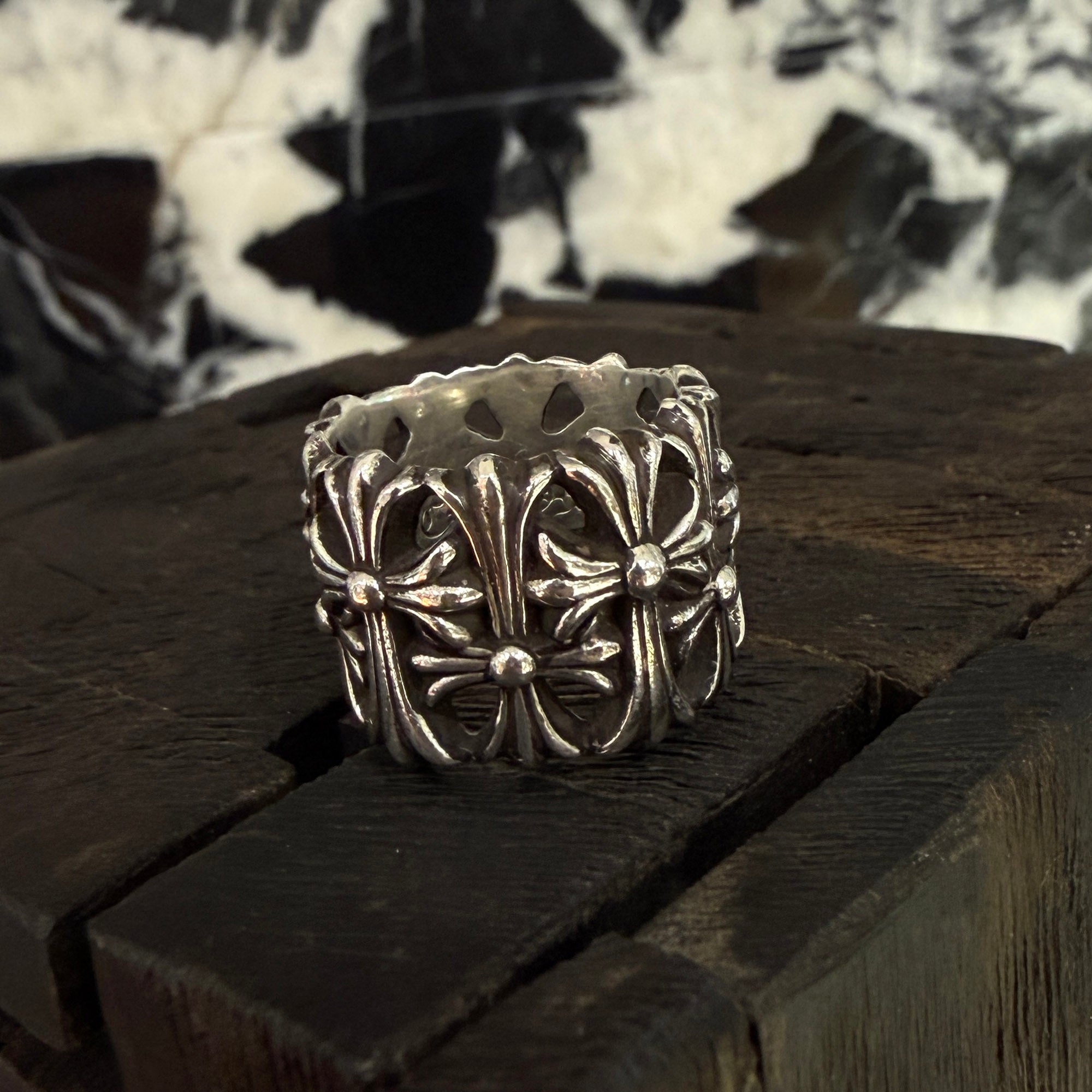 CHROME HEARTS Cemetery Cross Ring Size 14号 クロムハーツ セメタリークロスリング サイズ14号