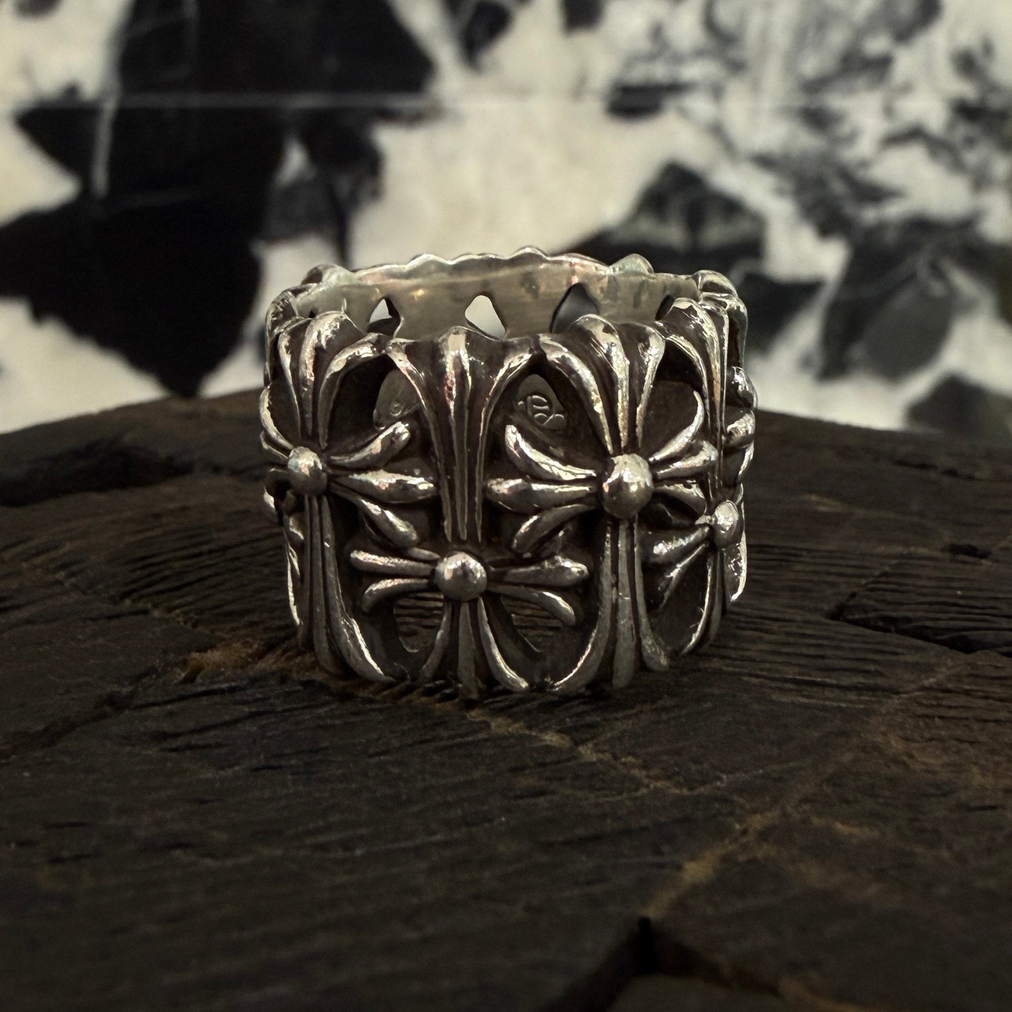 CHROME HEARTS Cemetery Cross Ring Size 14号 クロムハーツ セメタリークロスリング サイズ14号