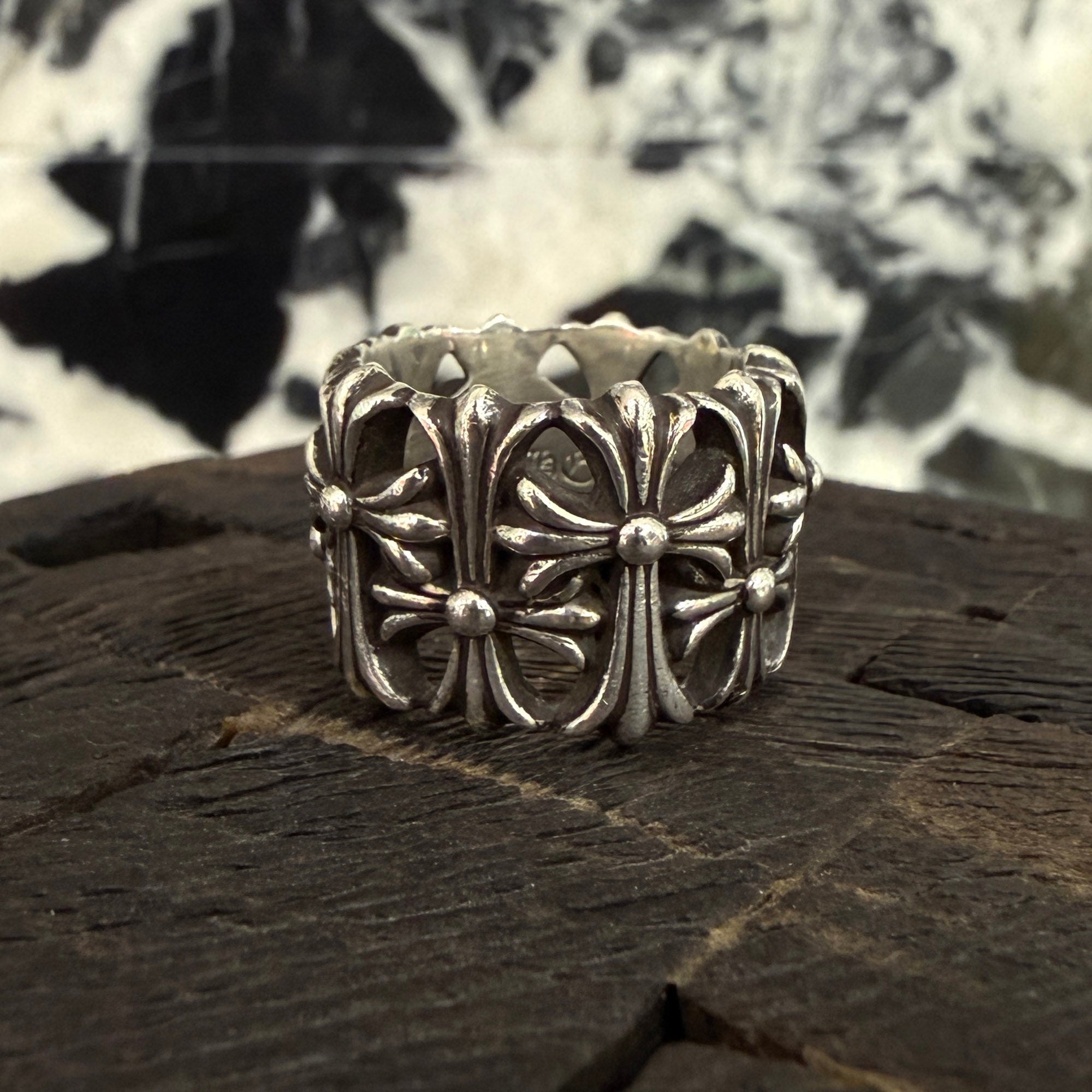CHROME HEARTS Cemetery Cross Ring Size 14号 クロムハーツ セメタリークロスリング サイズ14号