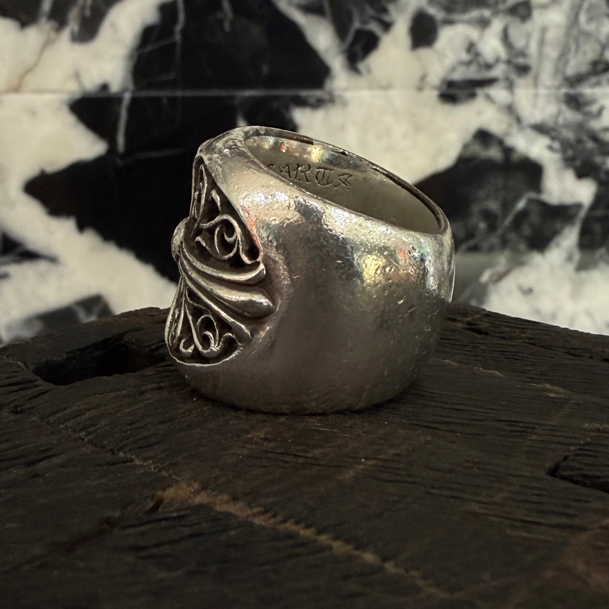 CHROME HEARTS Classic Oval Cross Ring Size 18.5号 クロムハーツ クラシック オーバルクロス リング サイズ18.5号