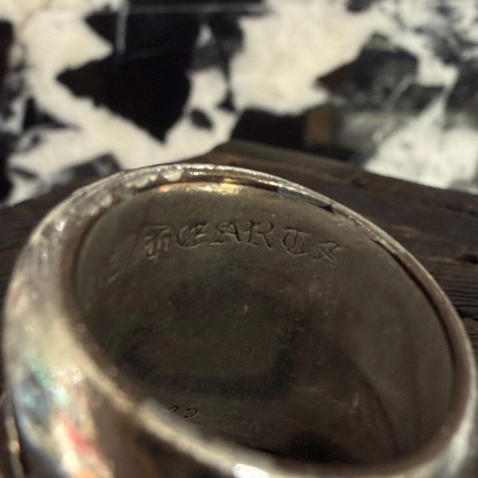 CHROME HEARTS Classic Oval Cross Ring Size 18.5号 クロムハーツ クラシック オーバルクロス リング サイズ18.5号
