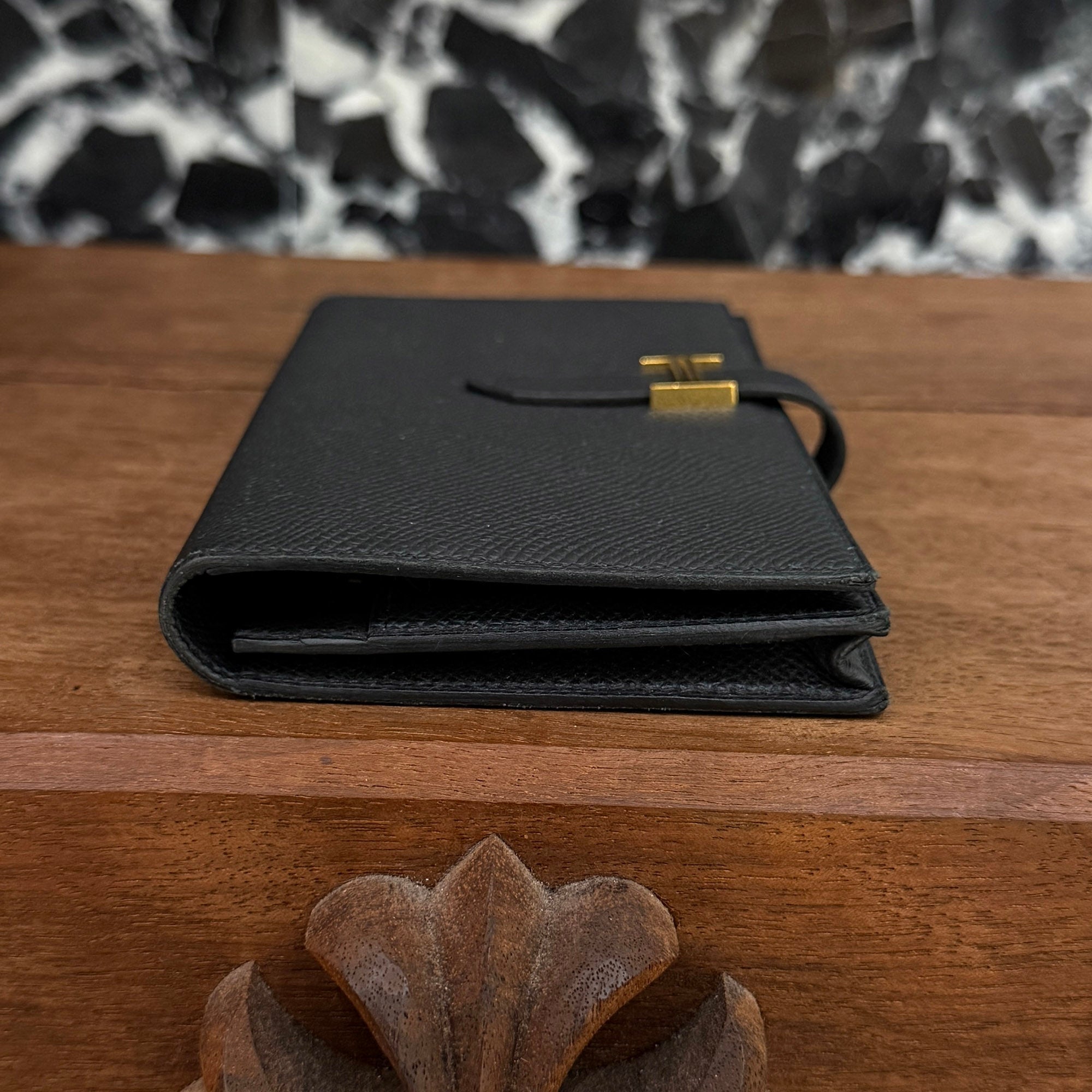 HERMES Bearn Soufflet ”NOIR” Leather Wallet U刻印 エルメス ベアンスフレ ”ノアール” レザーウォレット U刻印