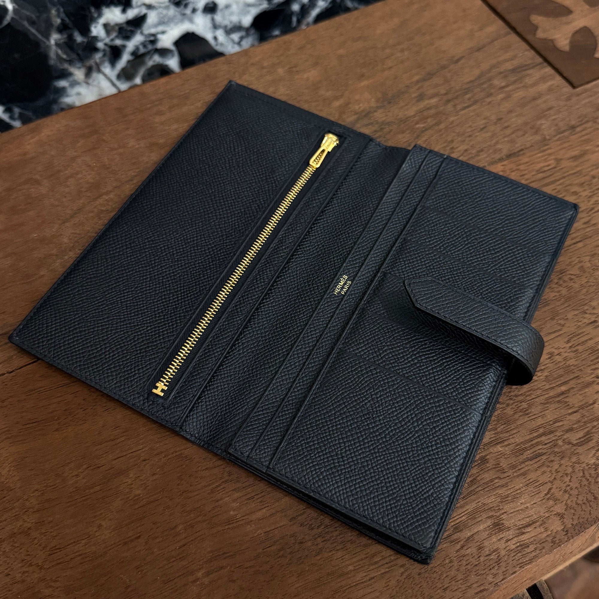 HERMES Bearn Soufflet ”NOIR” Leather Wallet U刻印 エルメス ベアンスフレ ”ノアール” レザーウォレット U刻印