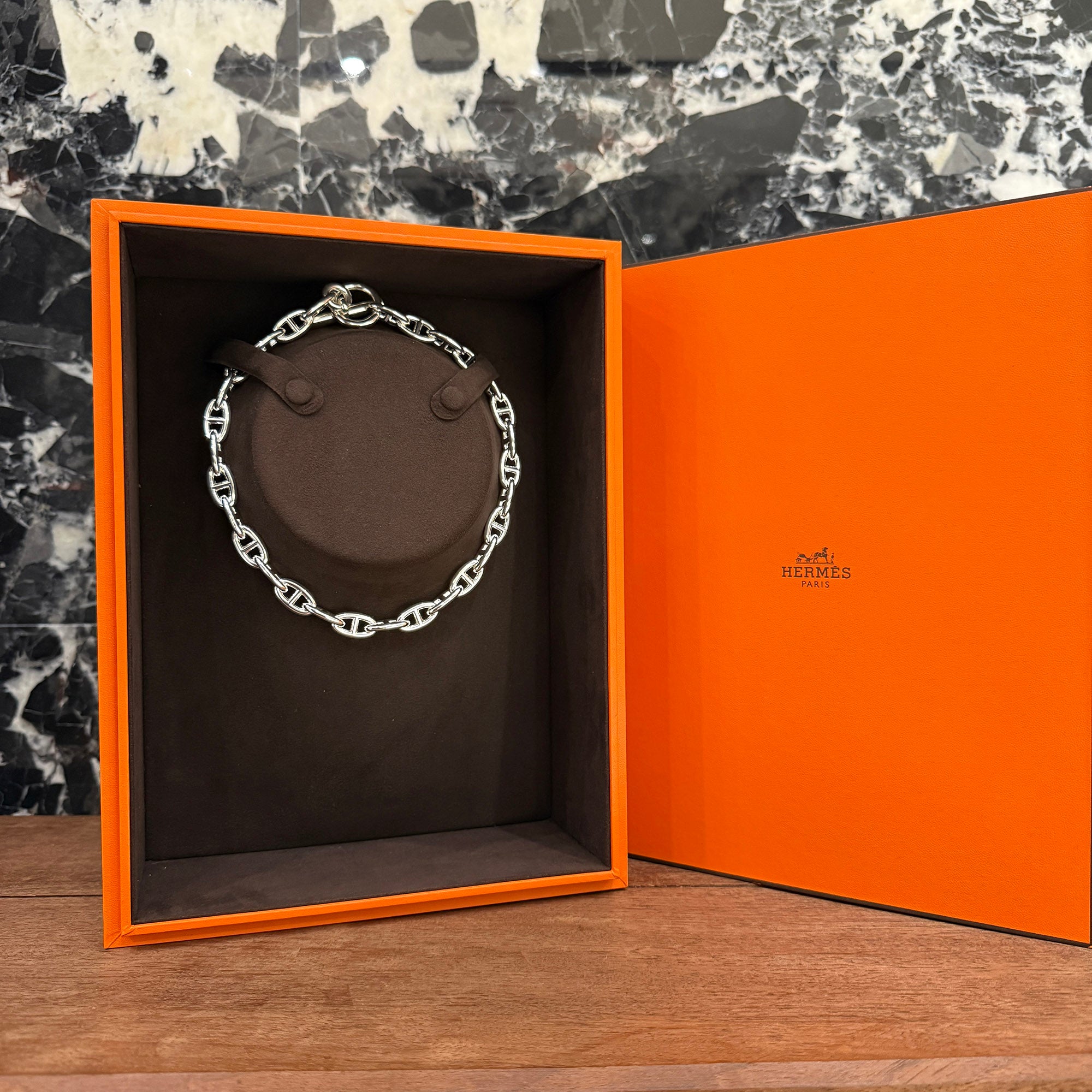 HERMES Chaine d’Ancre Necklace GM 29コマ エルメス シェーヌダンクル ネックレス GM 29コマ