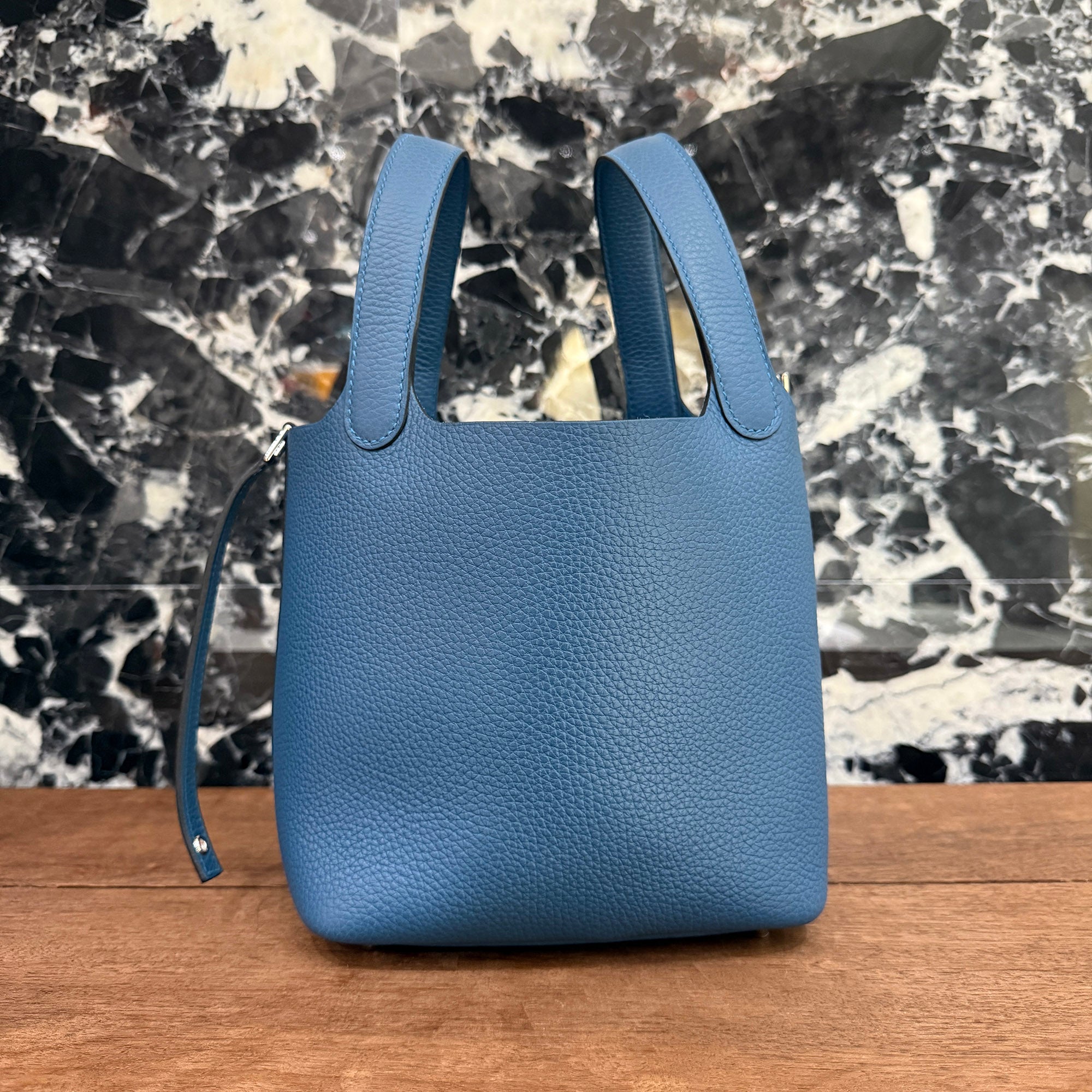 HERMES Picotin Lock PM "New Bleu Jean" G刻印 エルメス ピコタンロックPM "ニューブルージーン" ハンドバッグ G刻印