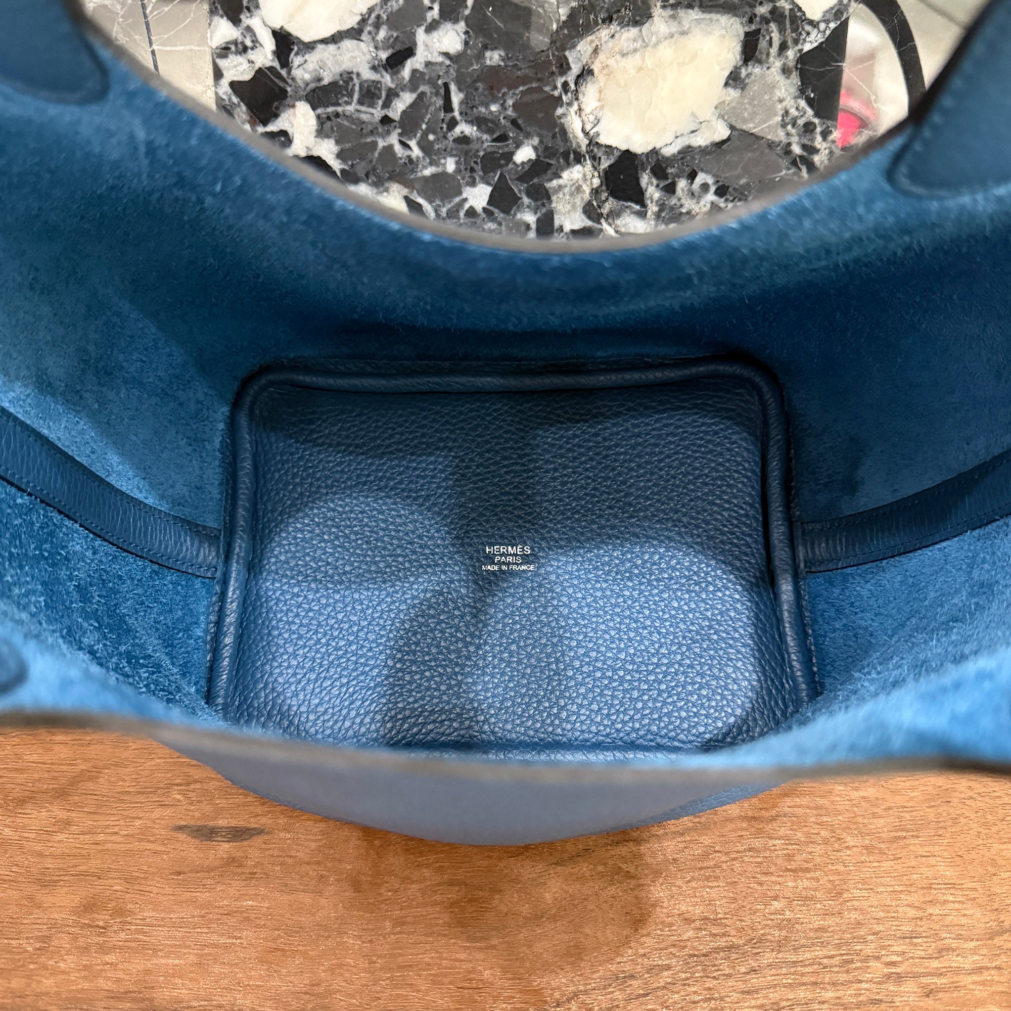 HERMES Picotin Lock PM "New Bleu Jean" G刻印 エルメス ピコタンロックPM "ニューブルージーン" ハンドバッグ G刻印