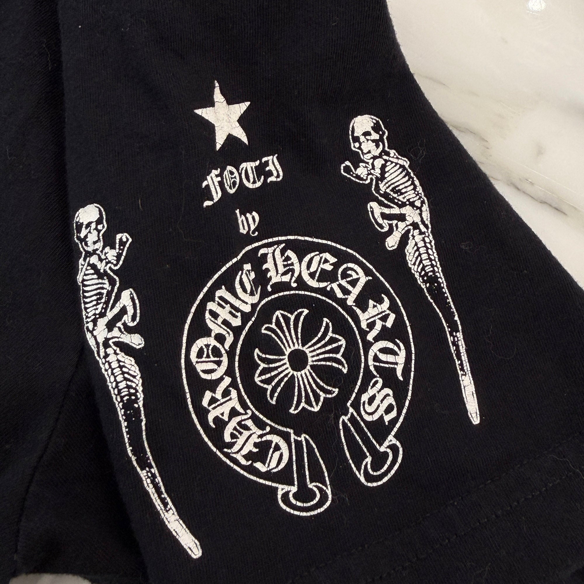 CHROME HEARTS FOTI Harris Teeter Print Tee Size L クロムハーツ フォティ・ハリスティーター プリント Tシャツ サイズL