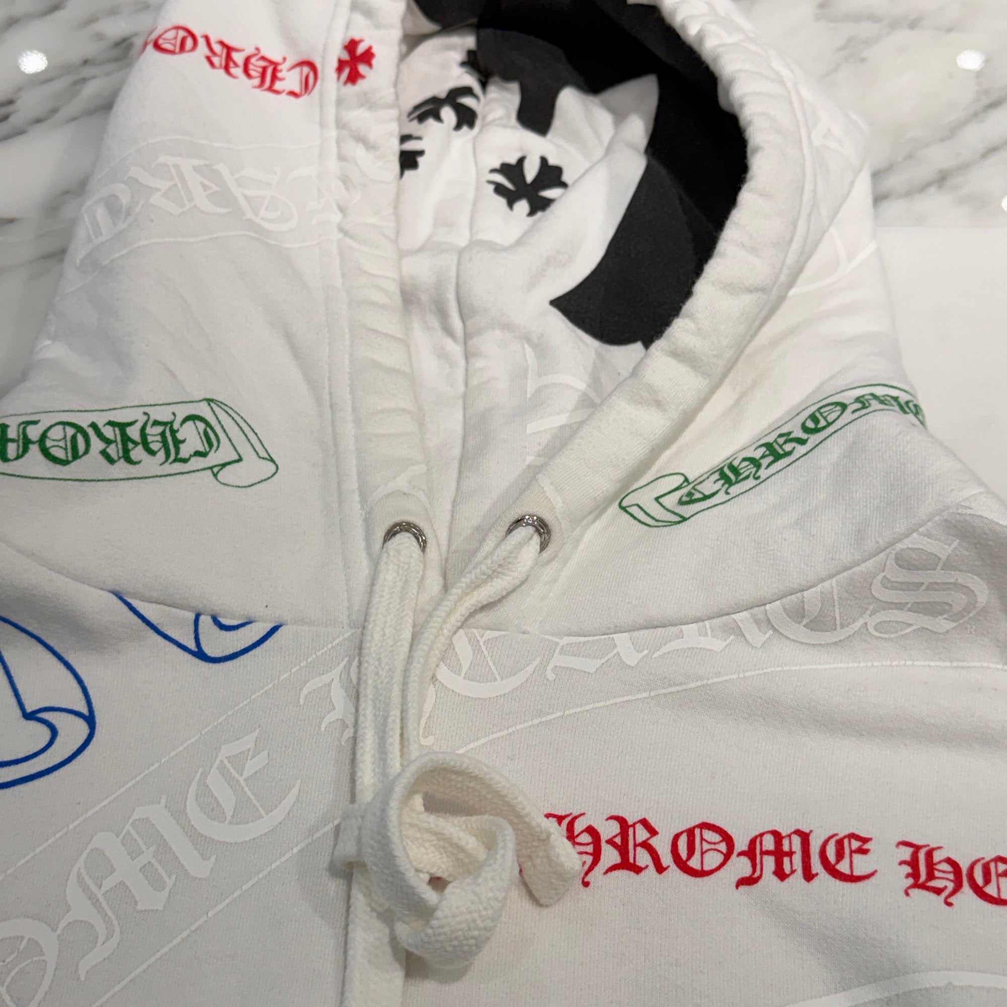 CHROME HEARTS Stencil Pullover Hoodie Size XL クロムハーツ ステンシル プルオーバーフーディ サイズXL