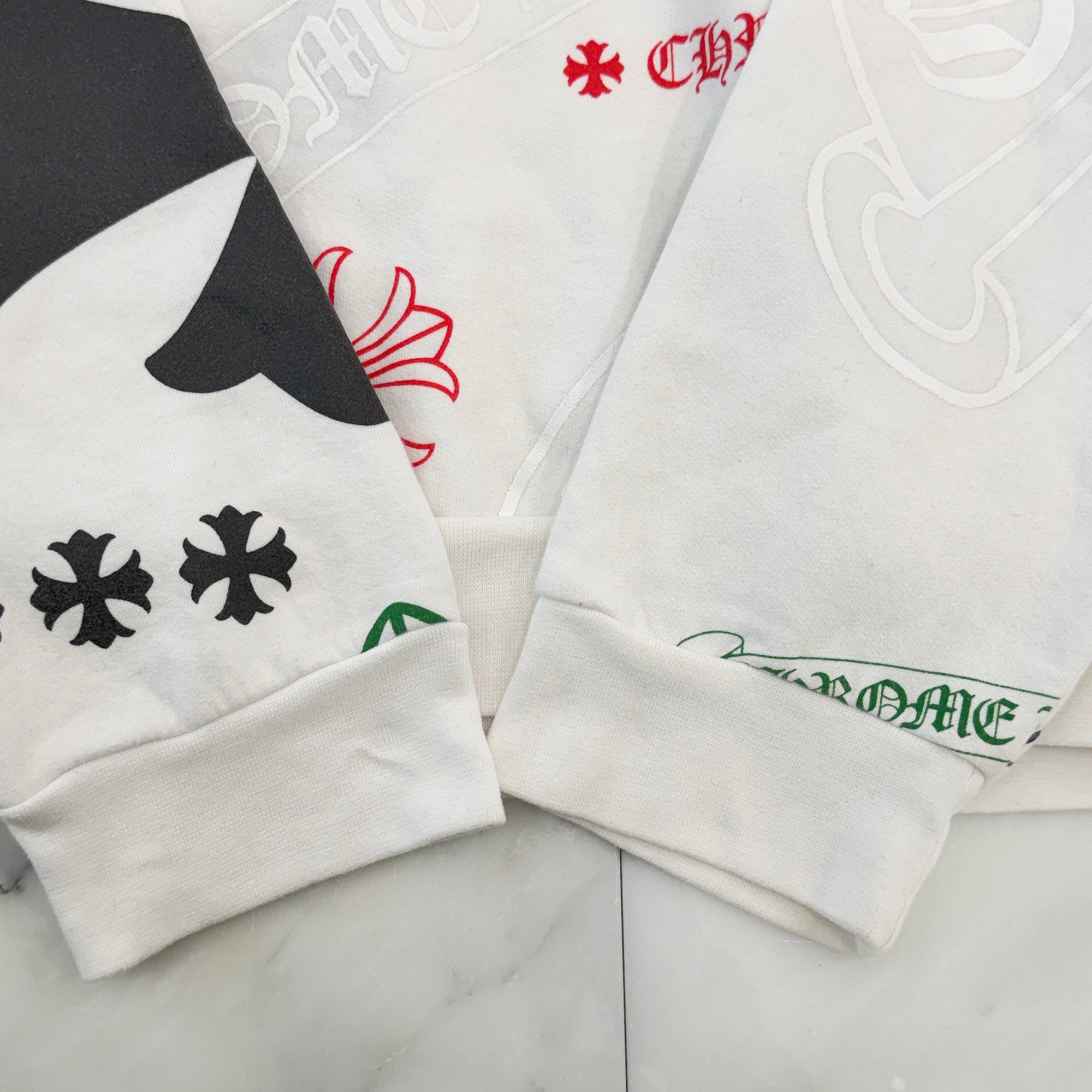 CHROME HEARTS Stencil Pullover Hoodie Size XL クロムハーツ ステンシル プルオーバーフーディ サイズXL
