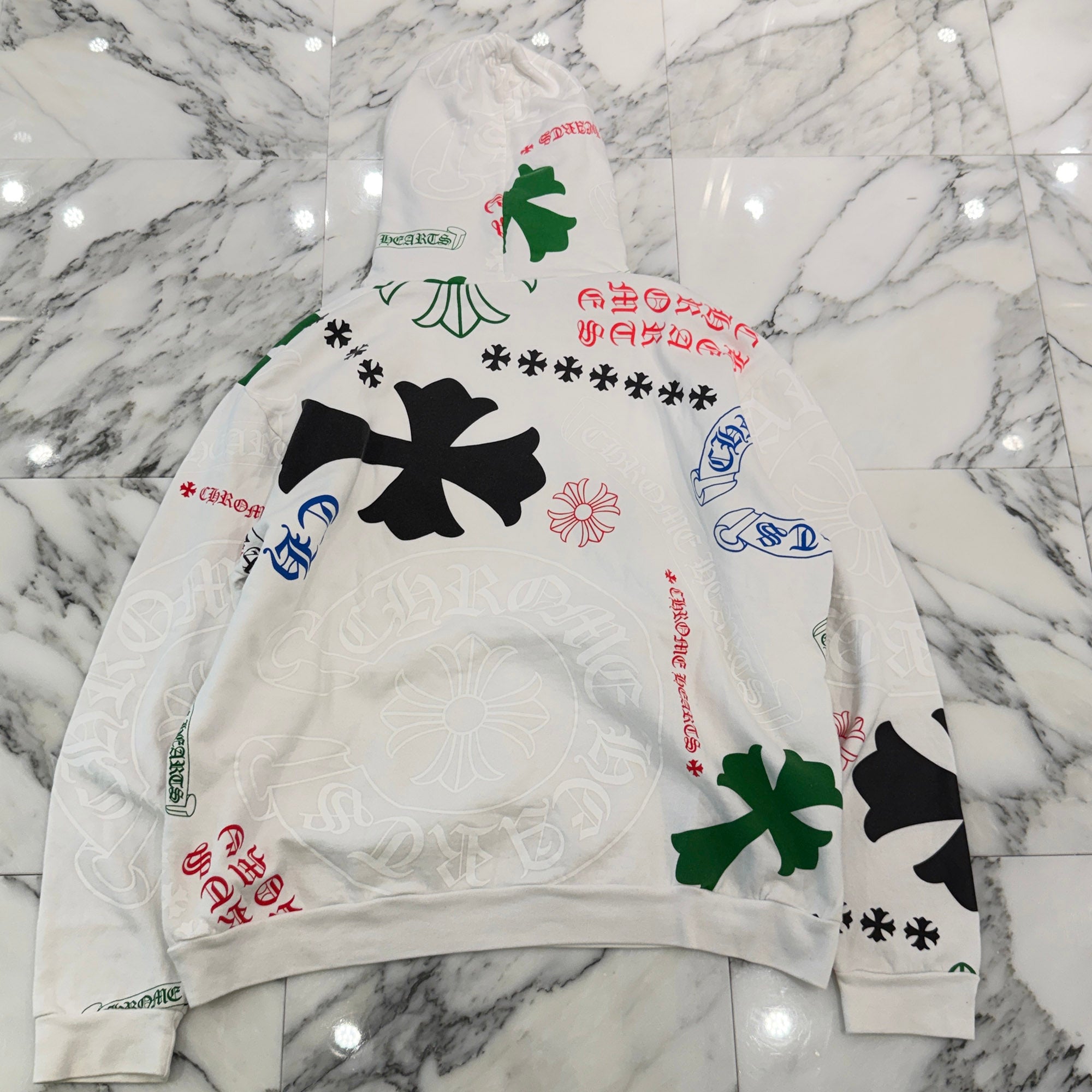 CHROME HEARTS Stencil Pullover Hoodie Size XL クロムハーツ ステンシル プルオーバーフーディ サイズXL