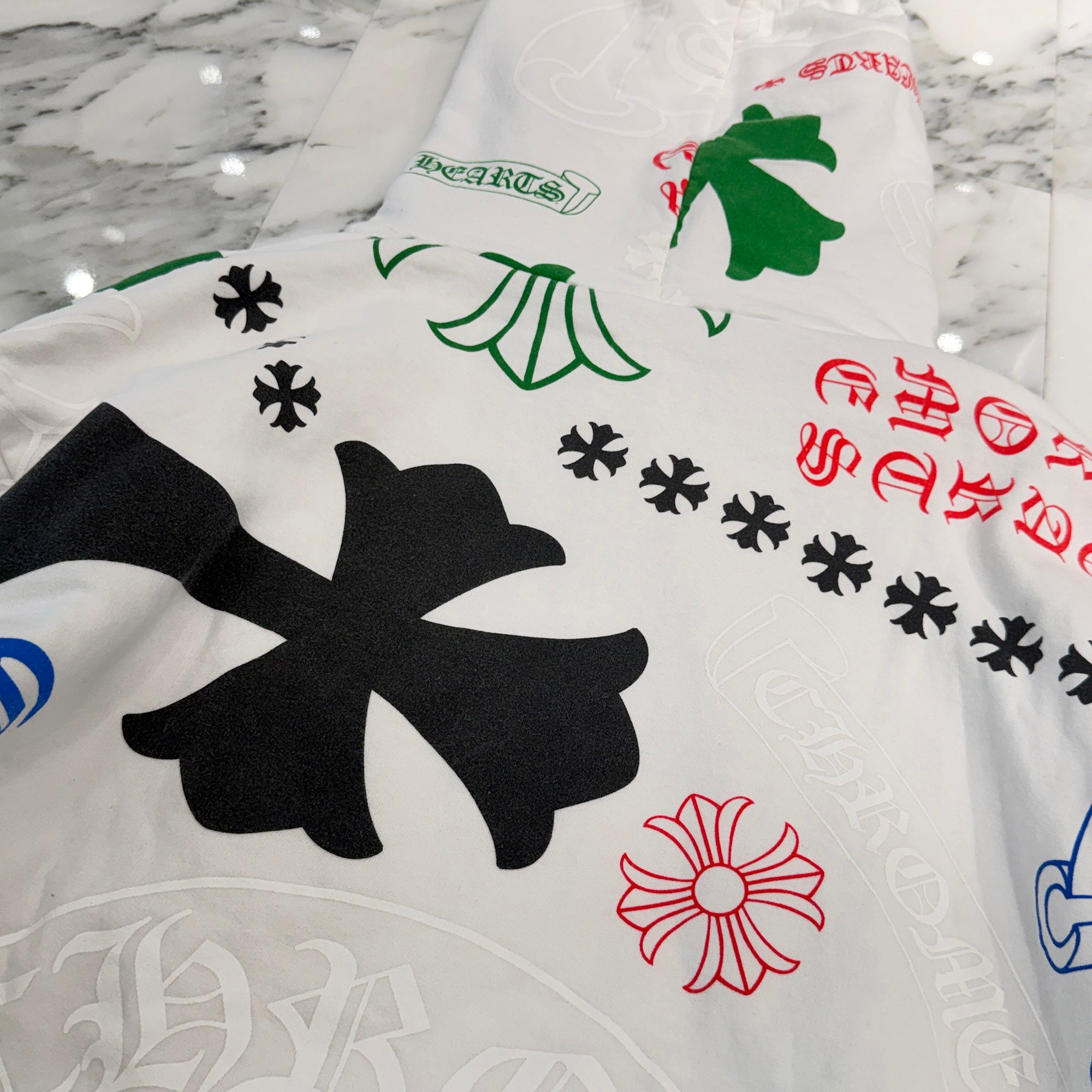 CHROME HEARTS Stencil Pullover Hoodie Size XL クロムハーツ ステンシル プルオーバーフーディ サイズXL