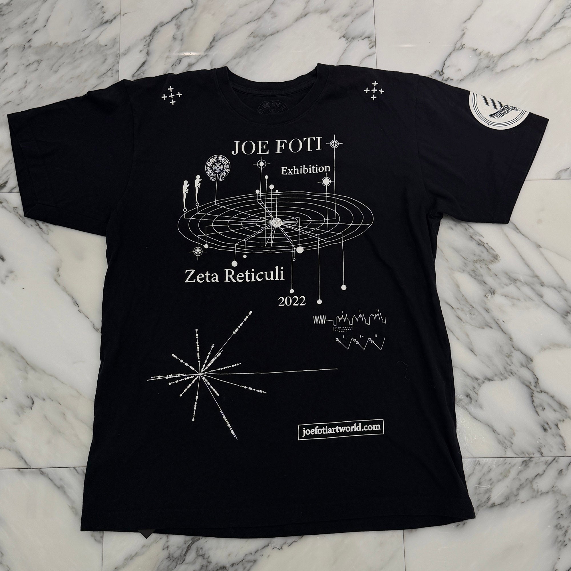 CHROME HEARTS 2022SS JOE FOTI Limited Exhibition Graphic Print Tee Size L クロムハーツ ジョーフォティ リミテッド エキシビジョン グラフィック プリント Tシャツ サイズL