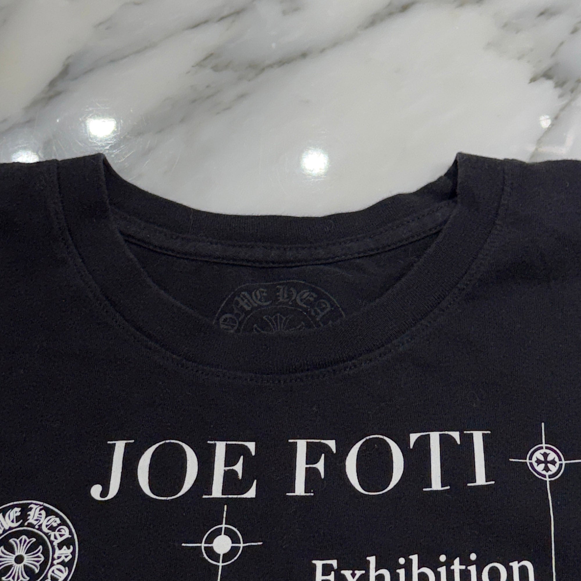 CHROME HEARTS 2022SS JOE FOTI Limited Exhibition Graphic Print Tee Size L クロムハーツ ジョーフォティ リミテッド エキシビジョン グラフィック プリント Tシャツ サイズL