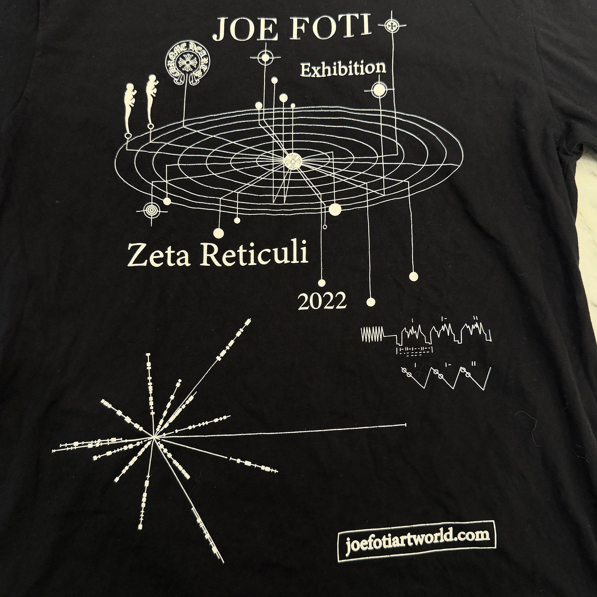 CHROME HEARTS 2022SS JOE FOTI Limited Exhibition Graphic Print Tee Size L クロムハーツ ジョーフォティ リミテッド エキシビジョン グラフィック プリント Tシャツ サイズL