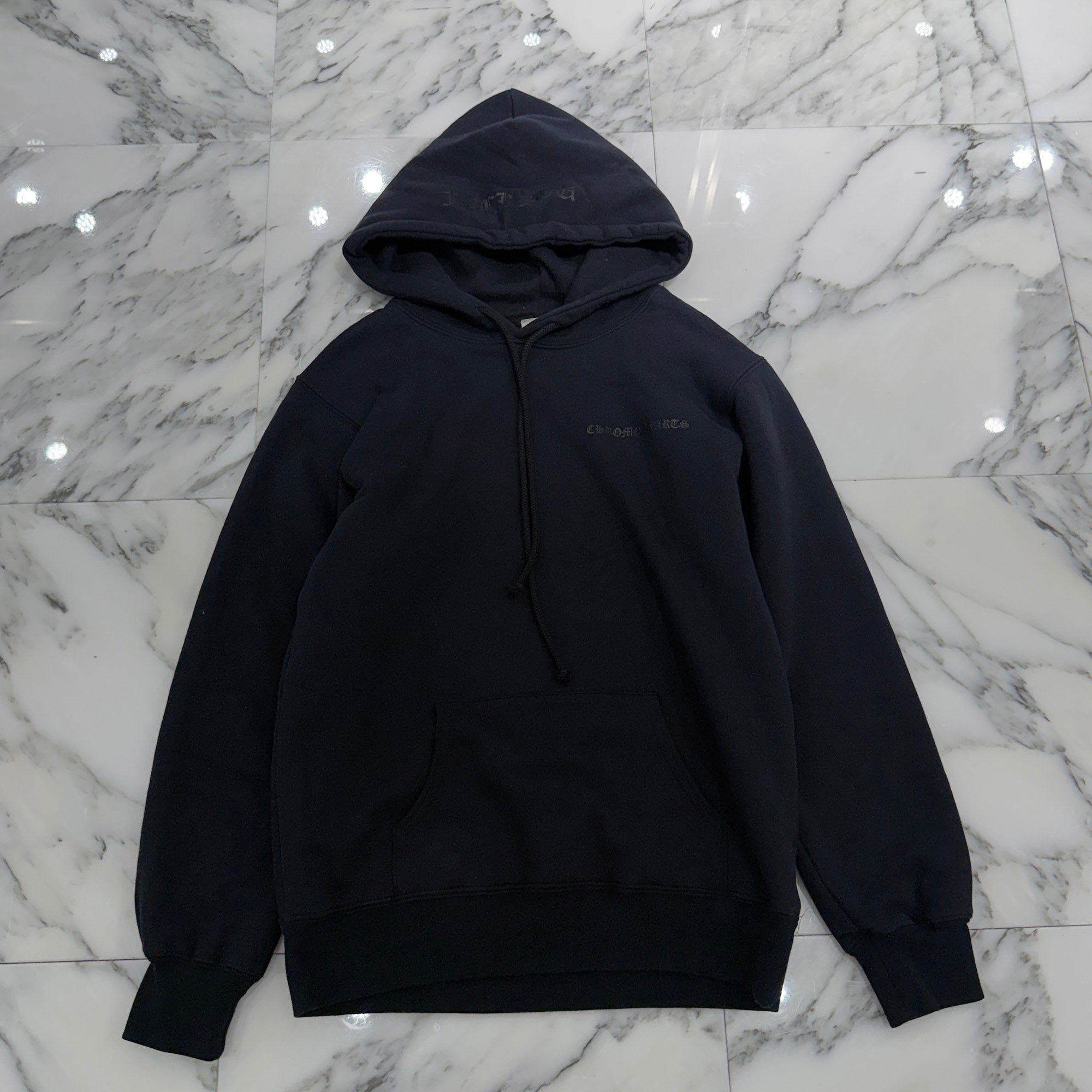 CHROME HEARTS Back CH Plus Print Thermal Pullover Hoodie Size S クロムハーツ バック CHプラス プリント サーマル プルオーバー フーディ サイズS