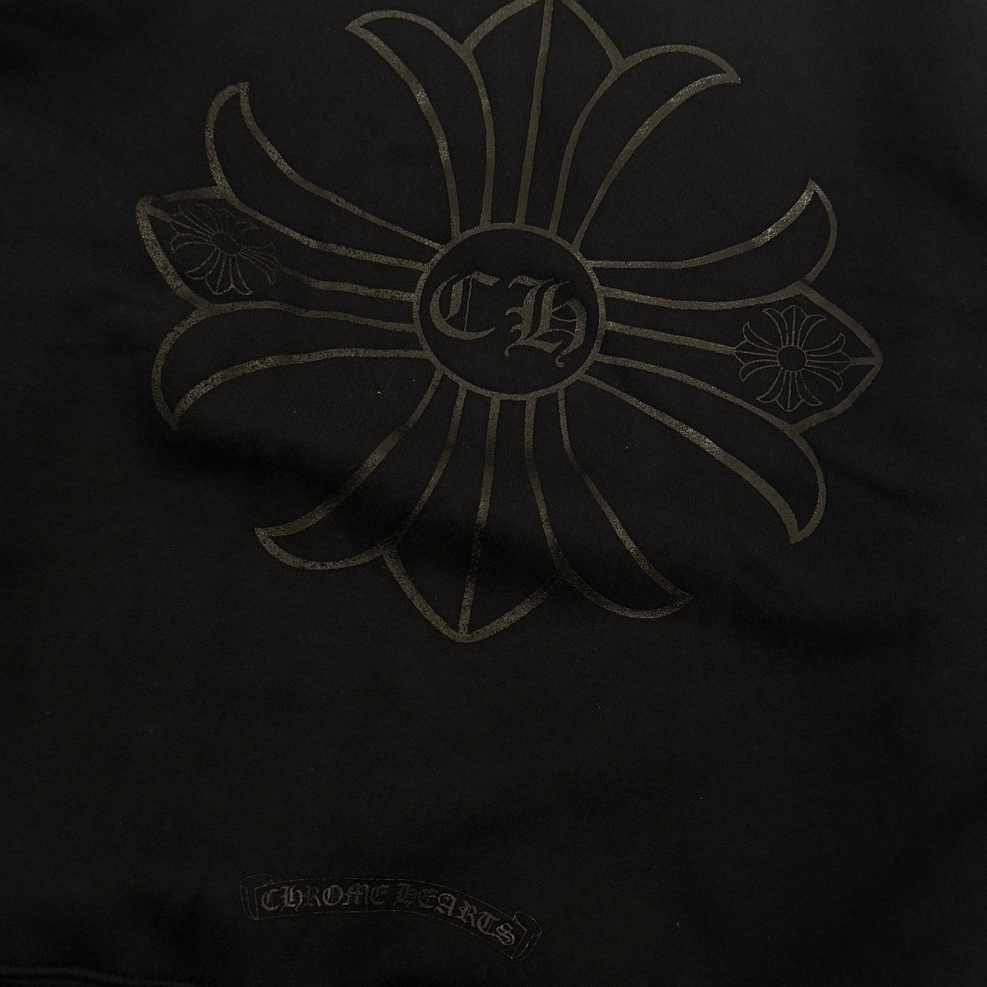 CHROME HEARTS Back CH Plus Print Thermal Pullover Hoodie Size S クロムハーツ バック CHプラス プリント サーマル プルオーバー フーディ サイズS