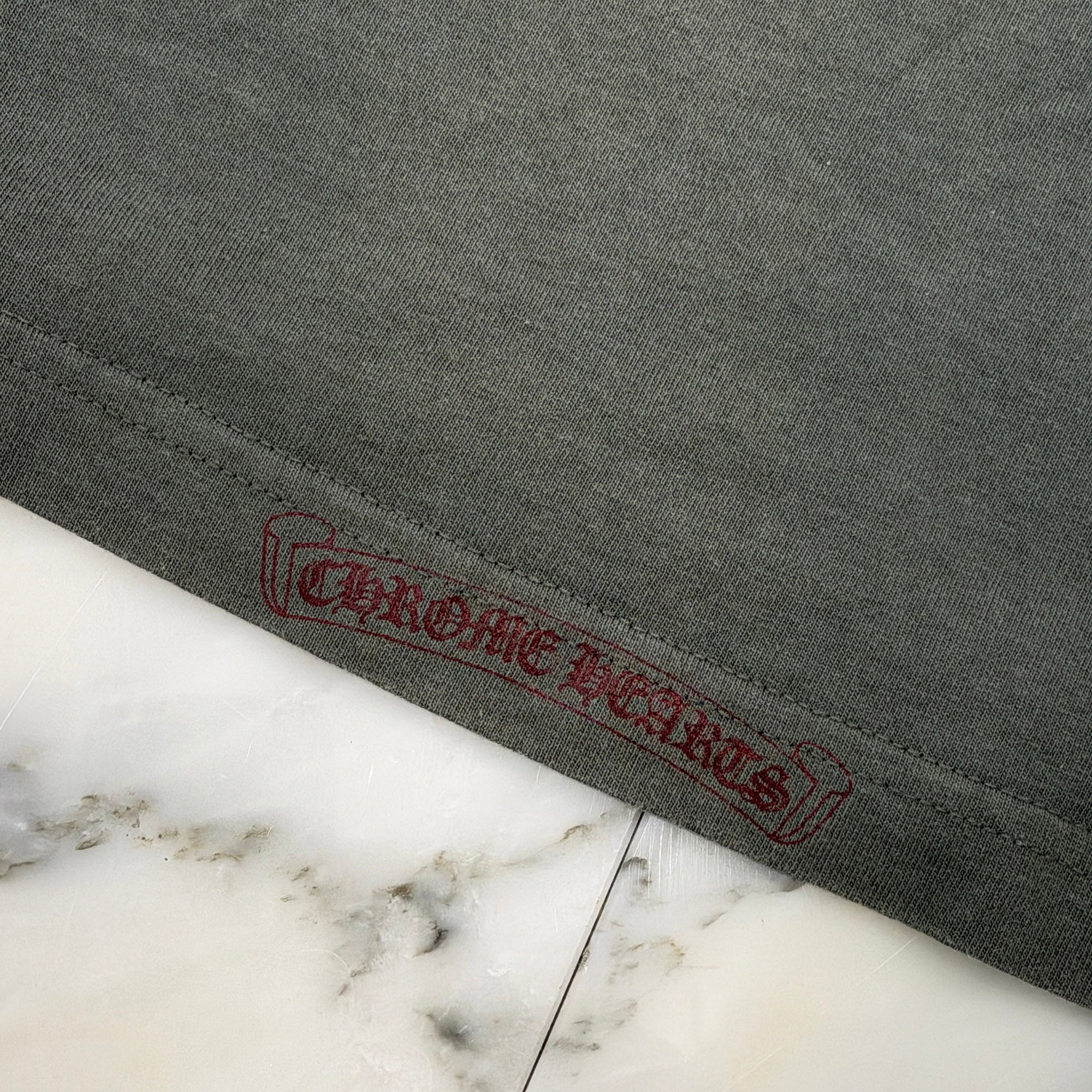 CHROME HEARTS Intellectual Gallery Limited Vertical Logo Back Scroll Tee Size L クロムハーツ インテレクチュアルギャラリー限定 ヴァーティカルロゴ バックスクロールTシャツ サイズL