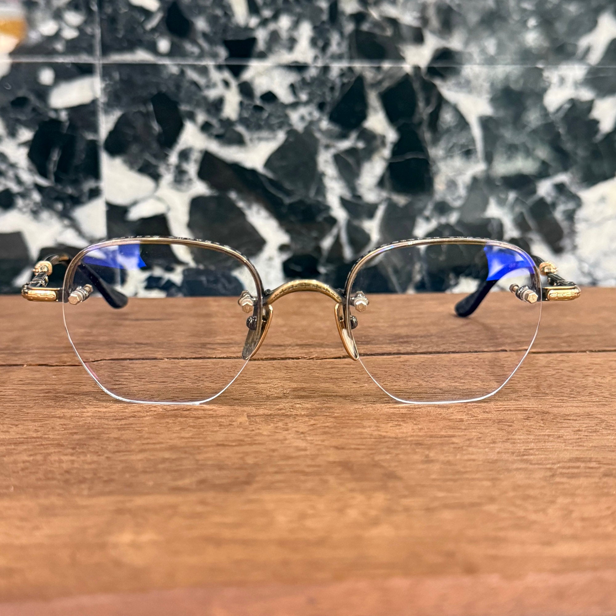 CHROME HEARTS FROSTED Sunglasses Size 49口21-139 クロムハーツ フロステッド サングラス サイズ49口21-139