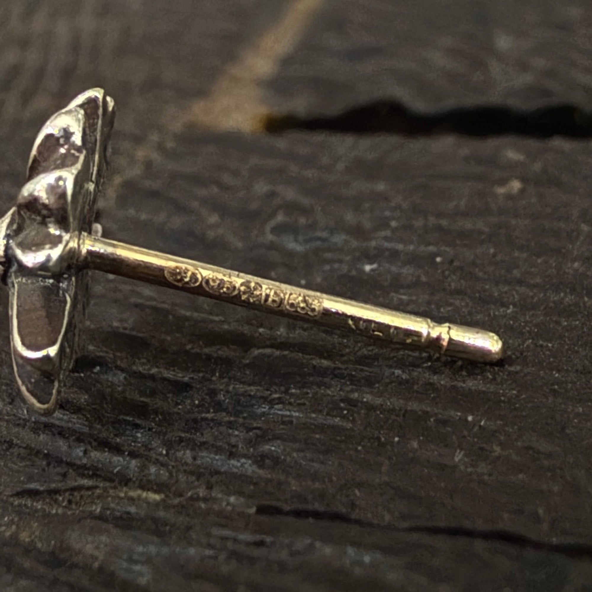CHROME HEARTS CH Plus Cross Stud Earring クロムハーツ CHプラス クロス スタッズ イヤリング ピアス