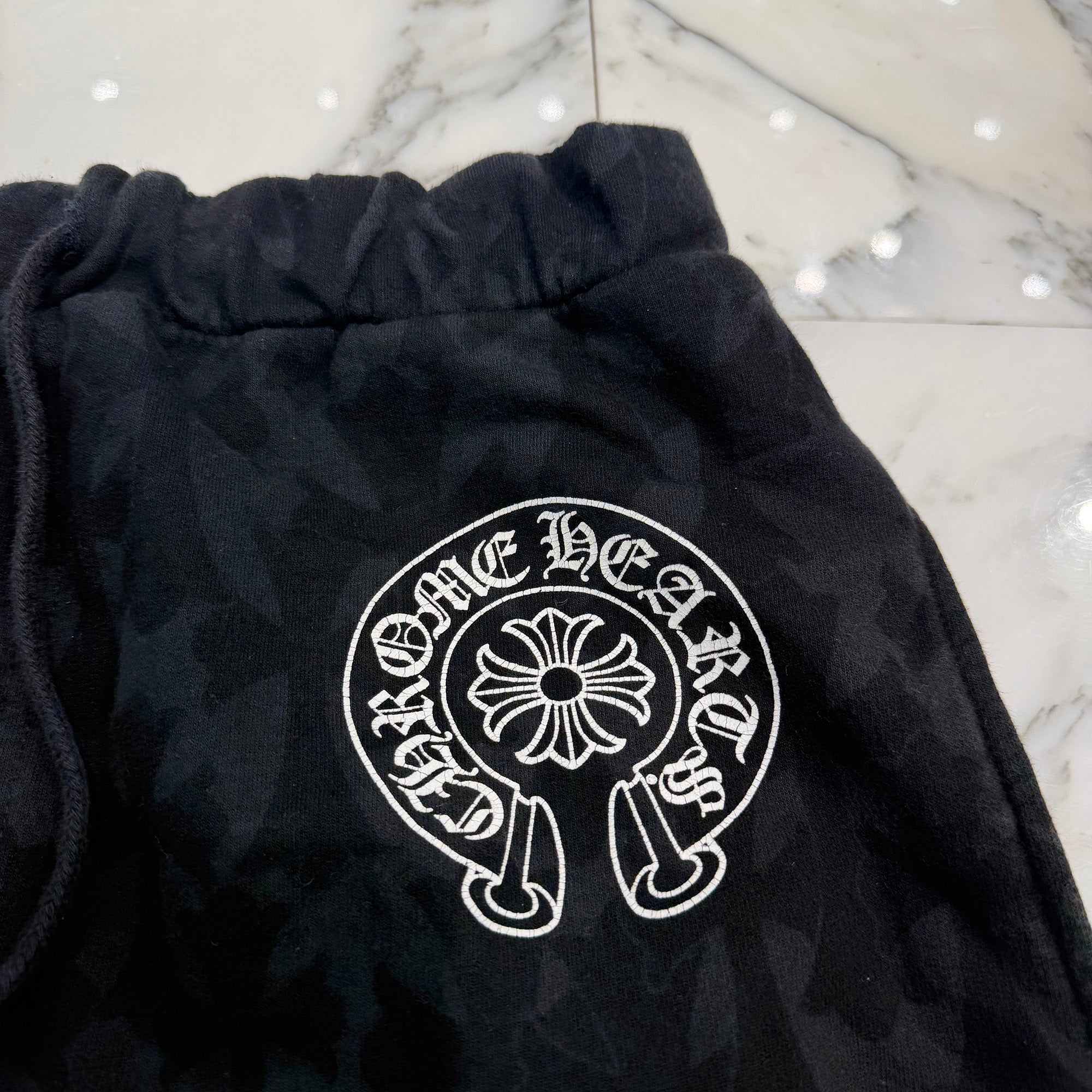 CHROME HEARTS 2024SS Graveyard Cemetery Cross Half Pants Size L クロムハーツ グレイブヤード セメタリークロス ハーフパンツ サイズL