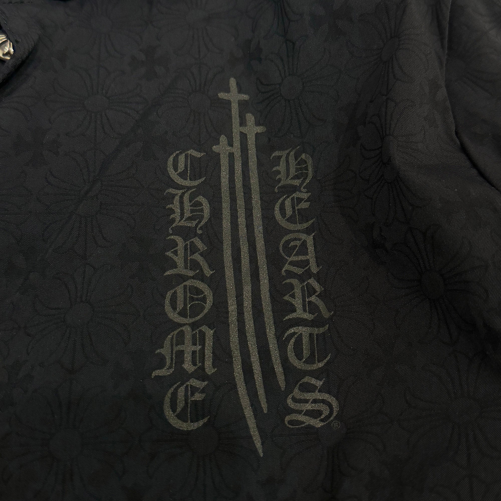 CHROME HEARTS Made In Hollywood CH Plus Eye Chart Coach Jacket Size S クロムハーツ メイドインハリウッド CHプラス アイチャート コーチジャケット サイズS