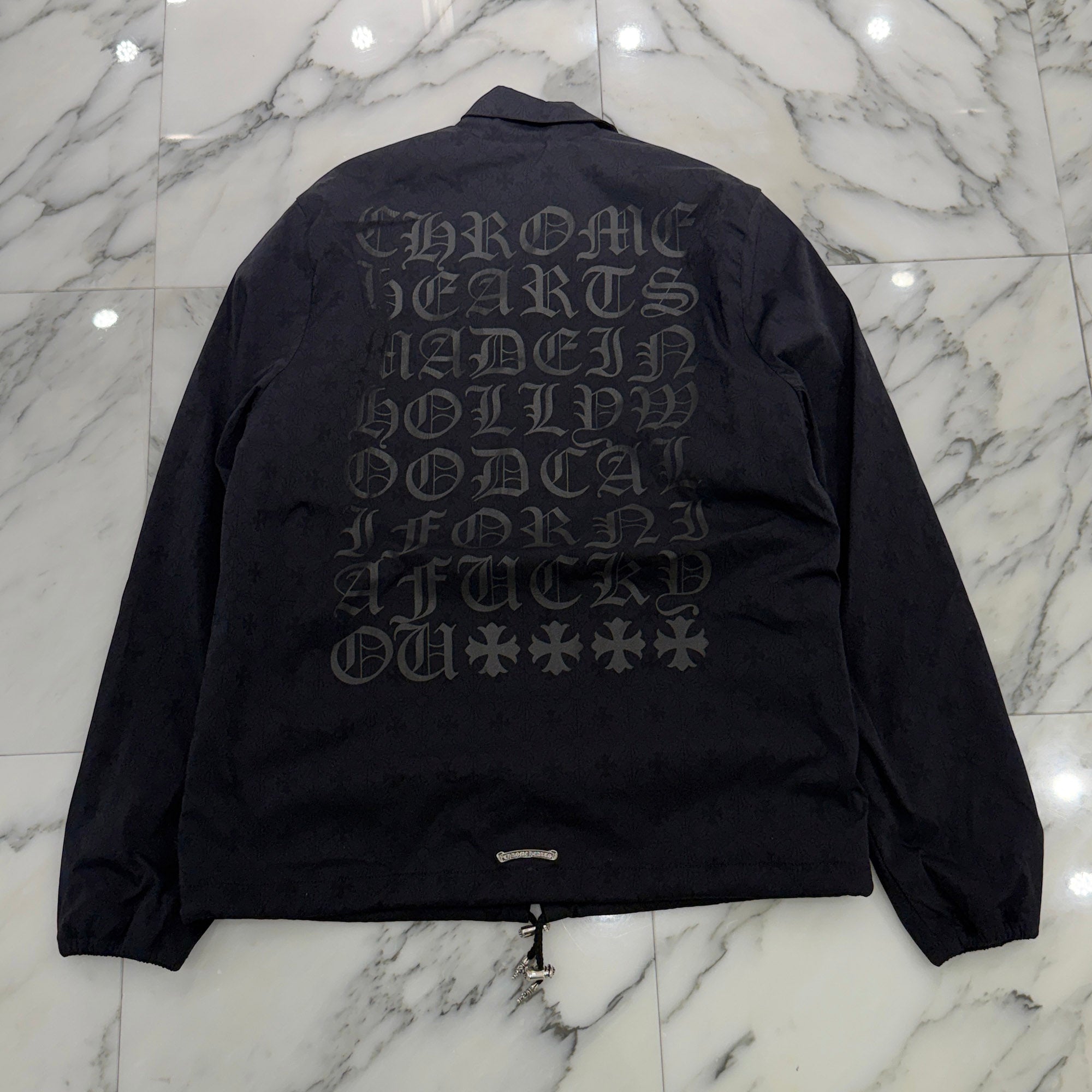 CHROME HEARTS Made In Hollywood CH Plus Eye Chart Coach Jacket Size S クロムハーツ メイドインハリウッド CHプラス アイチャート コーチジャケット サイズS