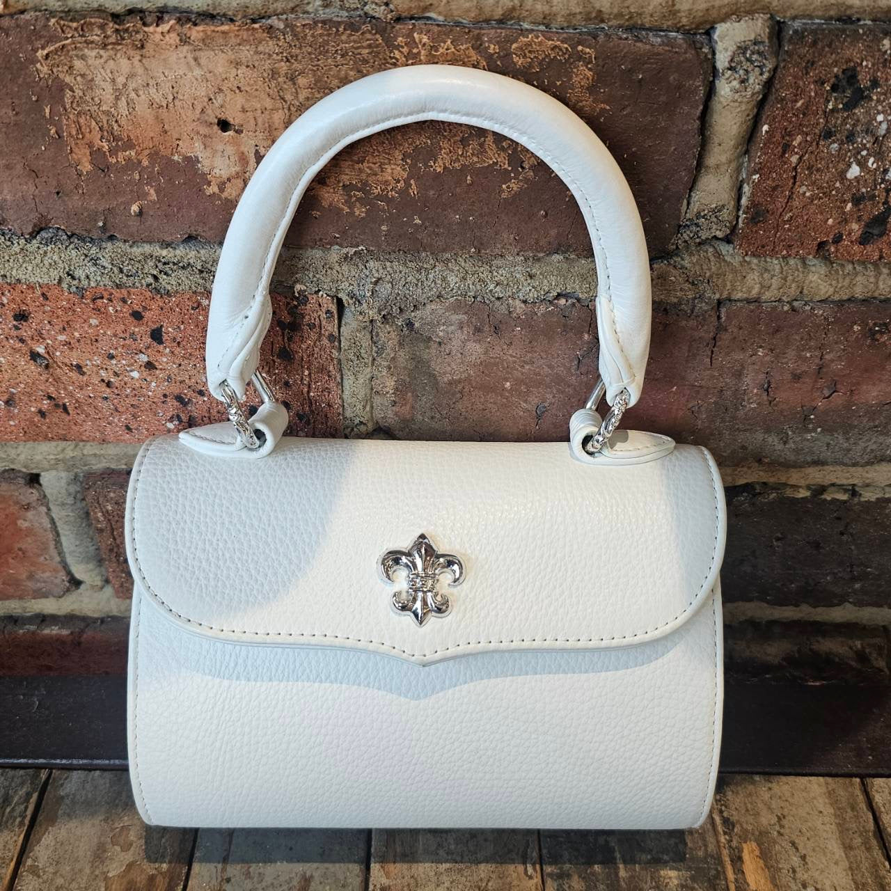 CHROME HEARTS DOG ADAMS BS FLARE Leather Shoulder Hand Bag クロムハーツ ドッグアダムズ BSフレア レザー ショルダー ハンドバッグ