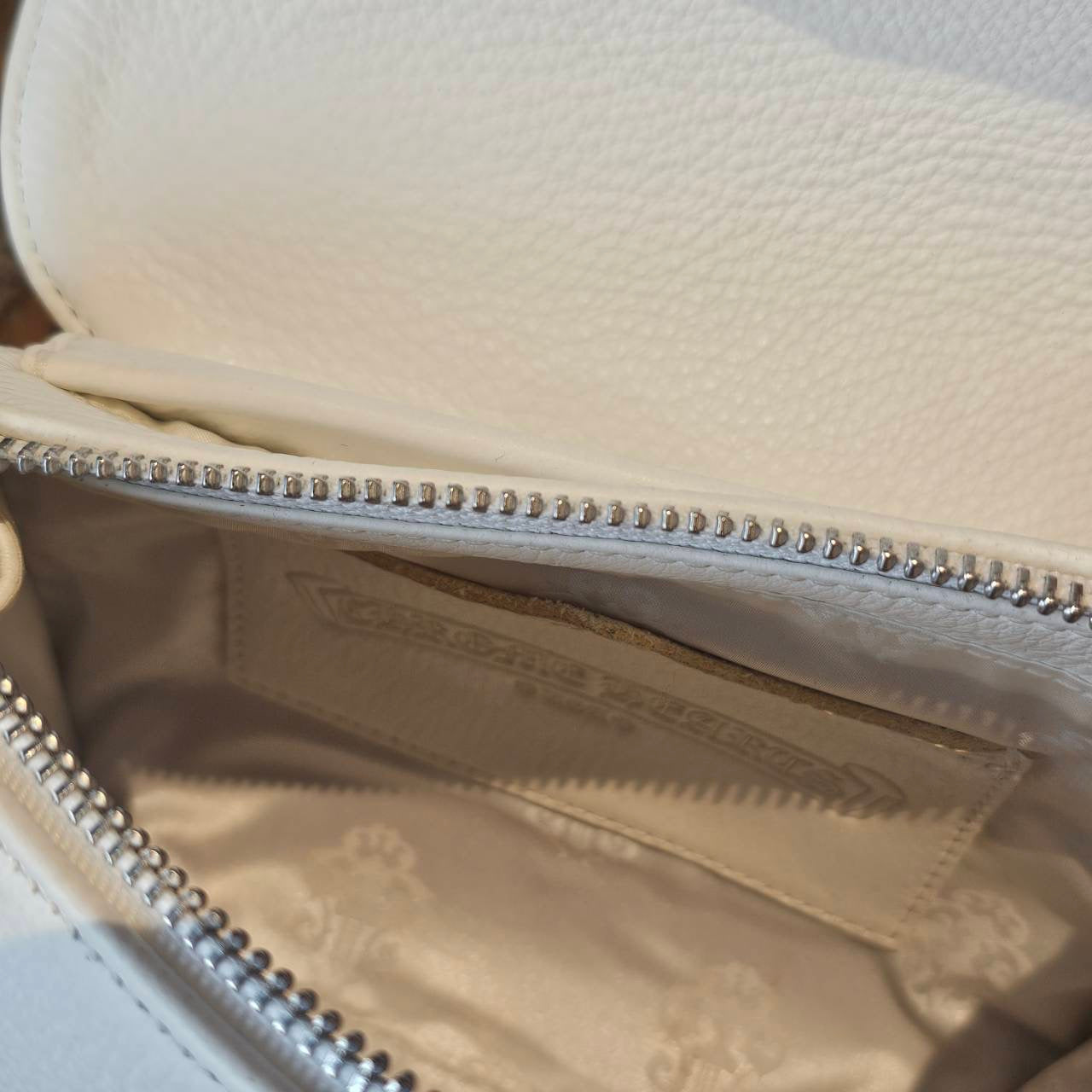 CHROME HEARTS DOG ADAMS BS FLARE Leather Shoulder Hand Bag クロムハーツ ドッグアダムズ BSフレア レザー ショルダー ハンドバッグ