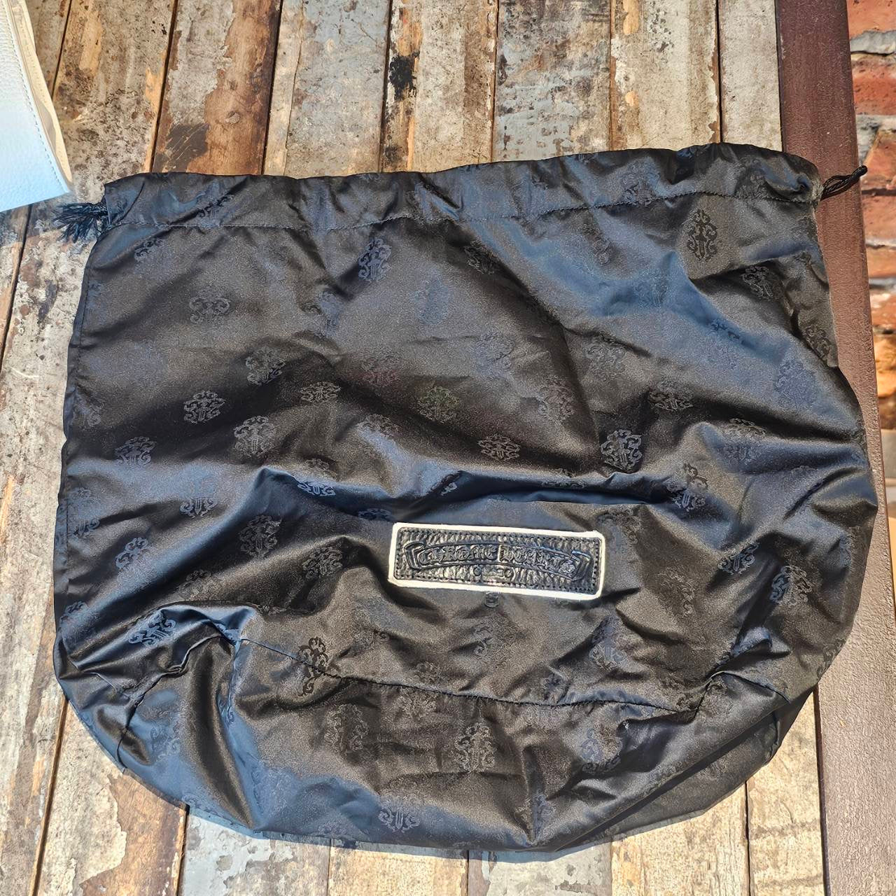 CHROME HEARTS DOG ADAMS BS FLARE Leather Shoulder Hand Bag クロムハーツ ドッグアダムズ BSフレア レザー ショルダー ハンドバッグ